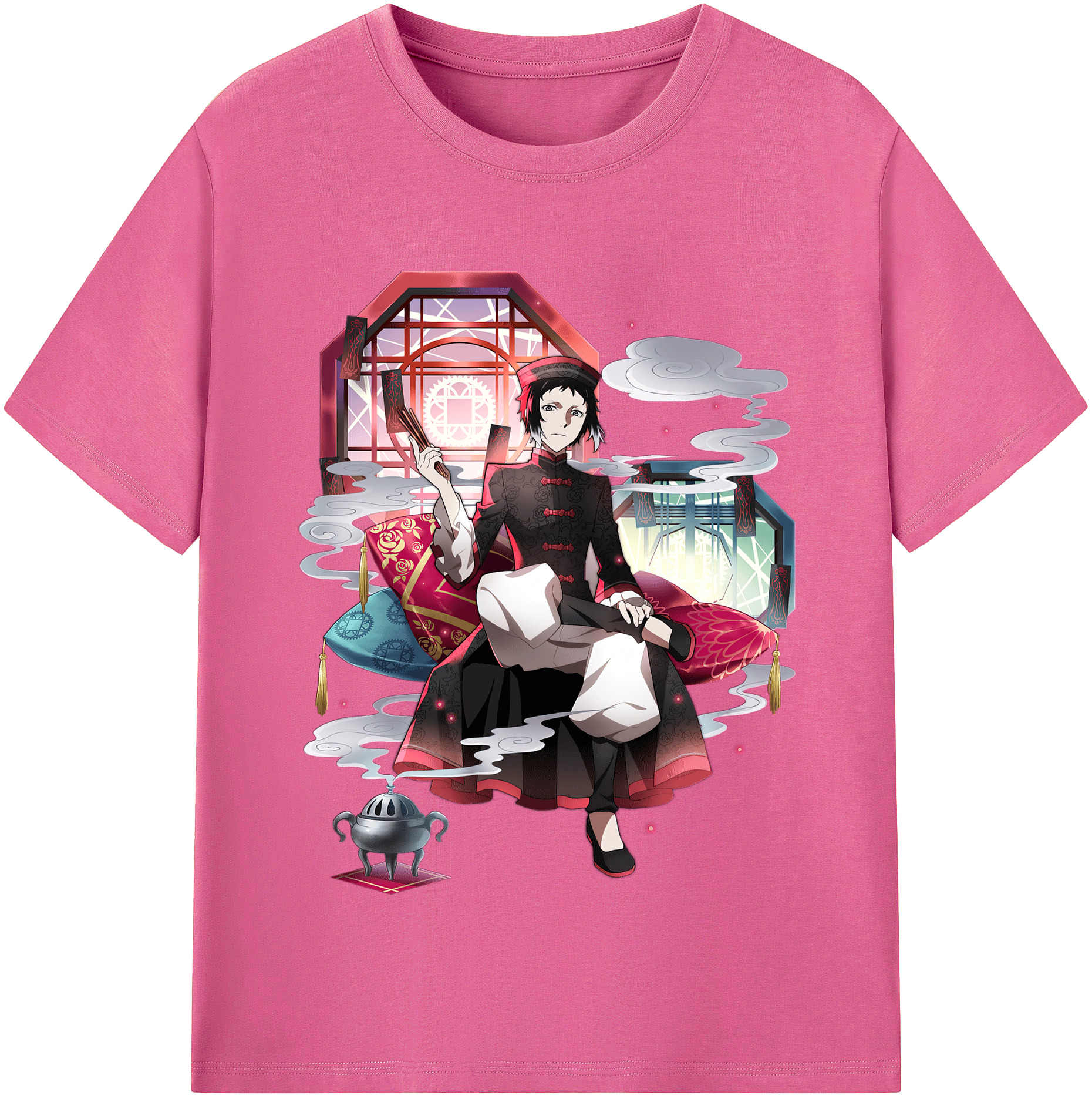 （画像用） 文豪ストレイドッグス Bungo Stray Dogs レディースカジュアルプリントTシャツ（綿100％）