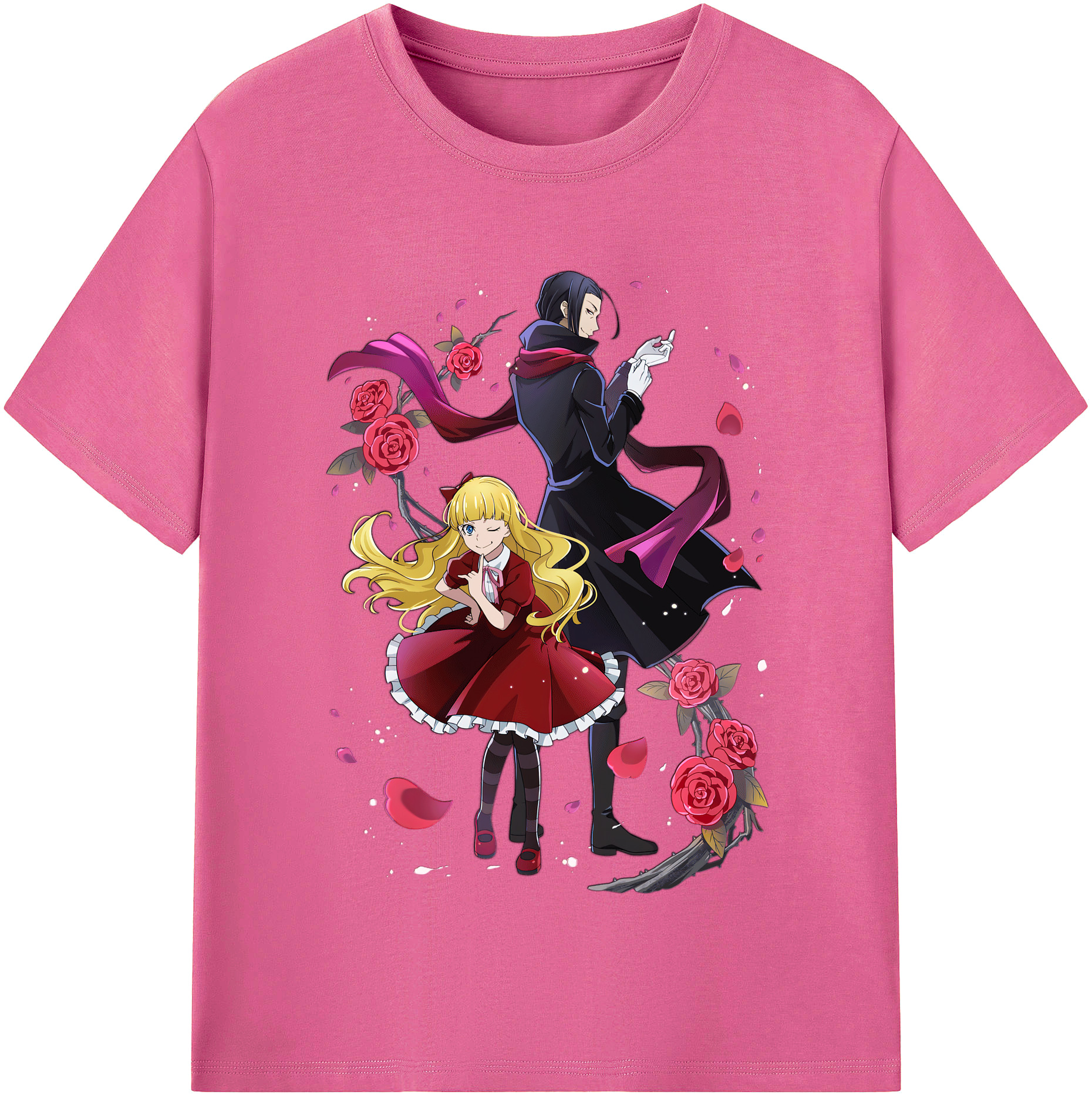 （画像用） 文豪ストレイドッグス Bungo Stray Dogs レディースカジュアルプリントTシャツ（綿100％）