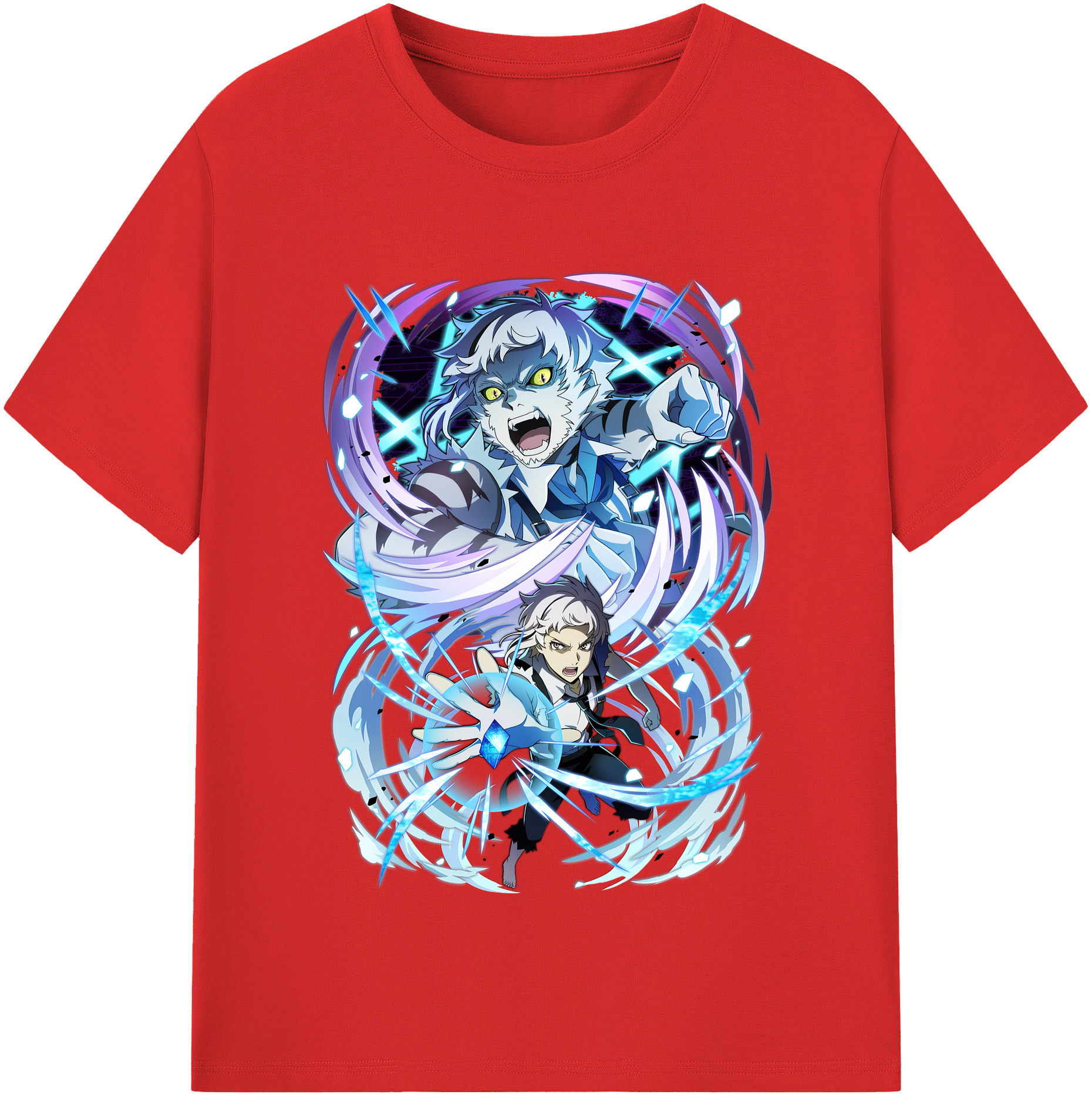 （画像用） 文豪ストレイドッグス Bungo Stray Dogs レディースカジュアルプリントTシャツ（綿100％）