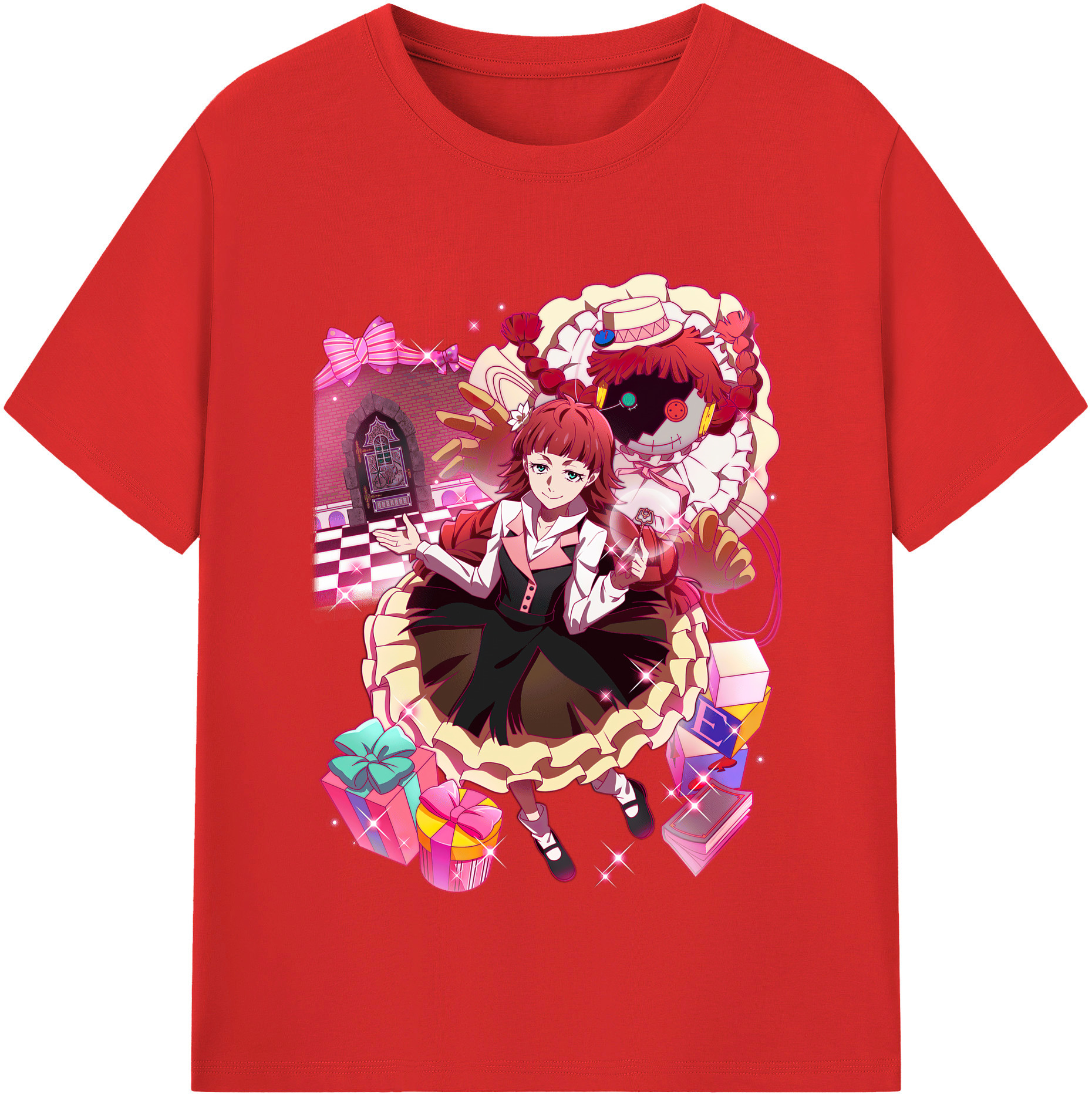 （画像用） 文豪ストレイドッグス Bungo Stray Dogs レディースカジュアルプリントTシャツ（綿100％）