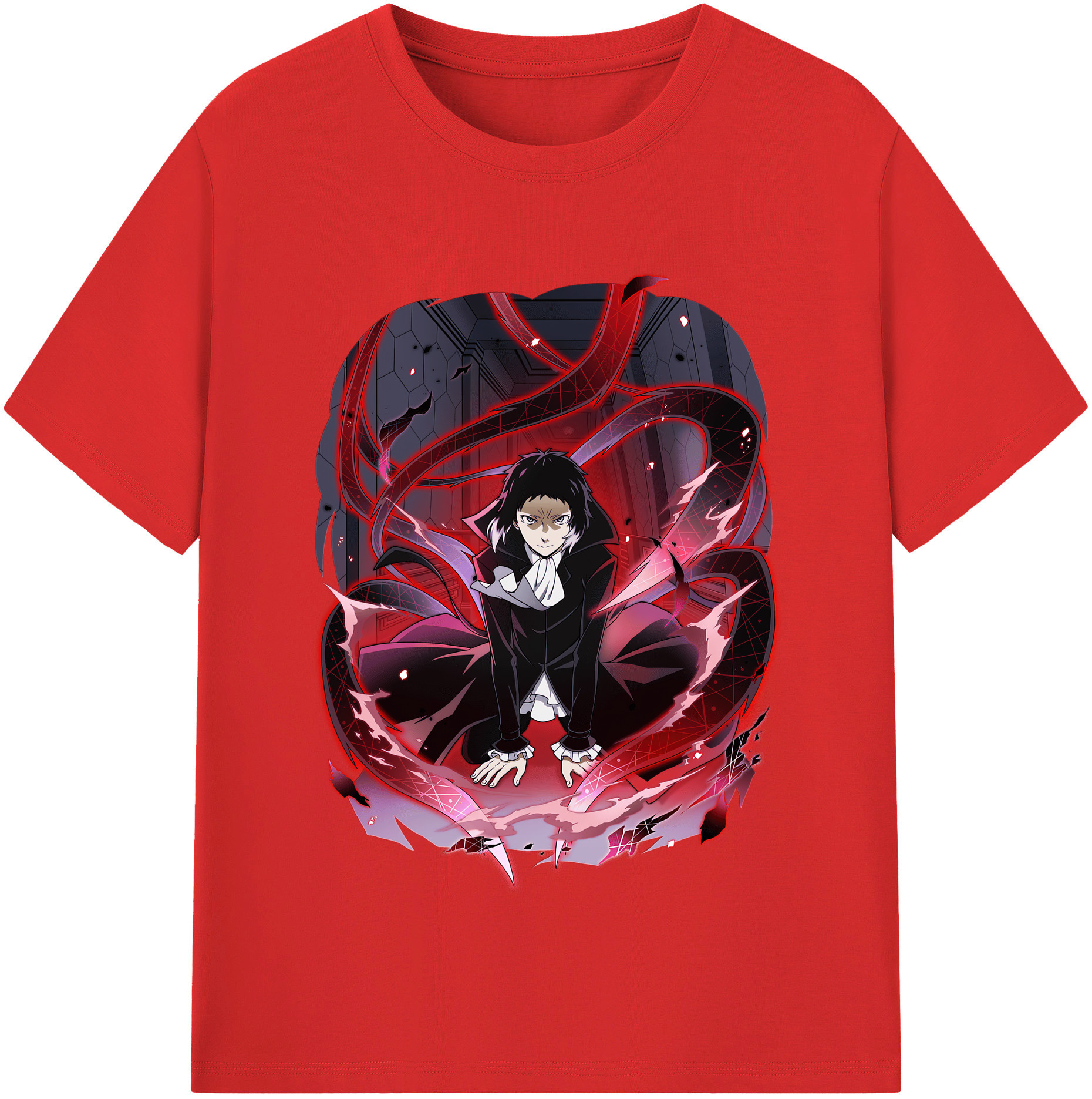 （画像用） 文豪ストレイドッグス Bungo Stray Dogs レディースカジュアルプリントTシャツ（綿100％）