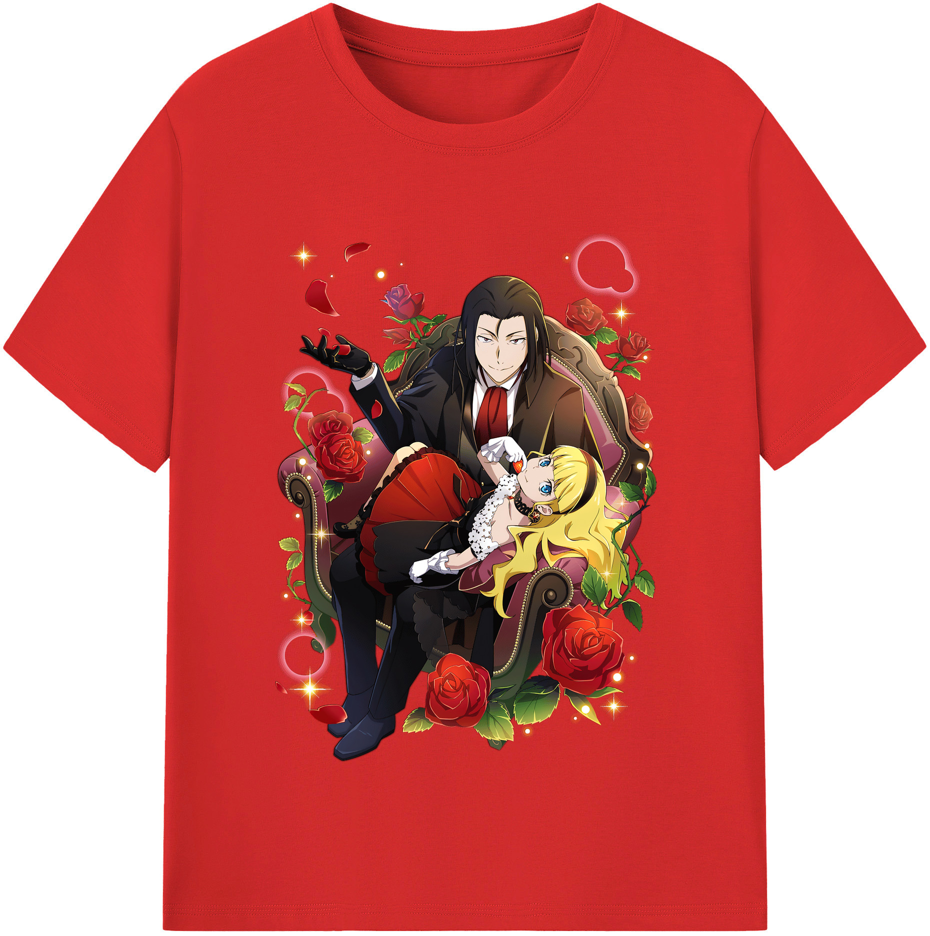 （画像用） 文豪ストレイドッグス Bungo Stray Dogs レディースカジュアルプリントTシャツ（綿100％）