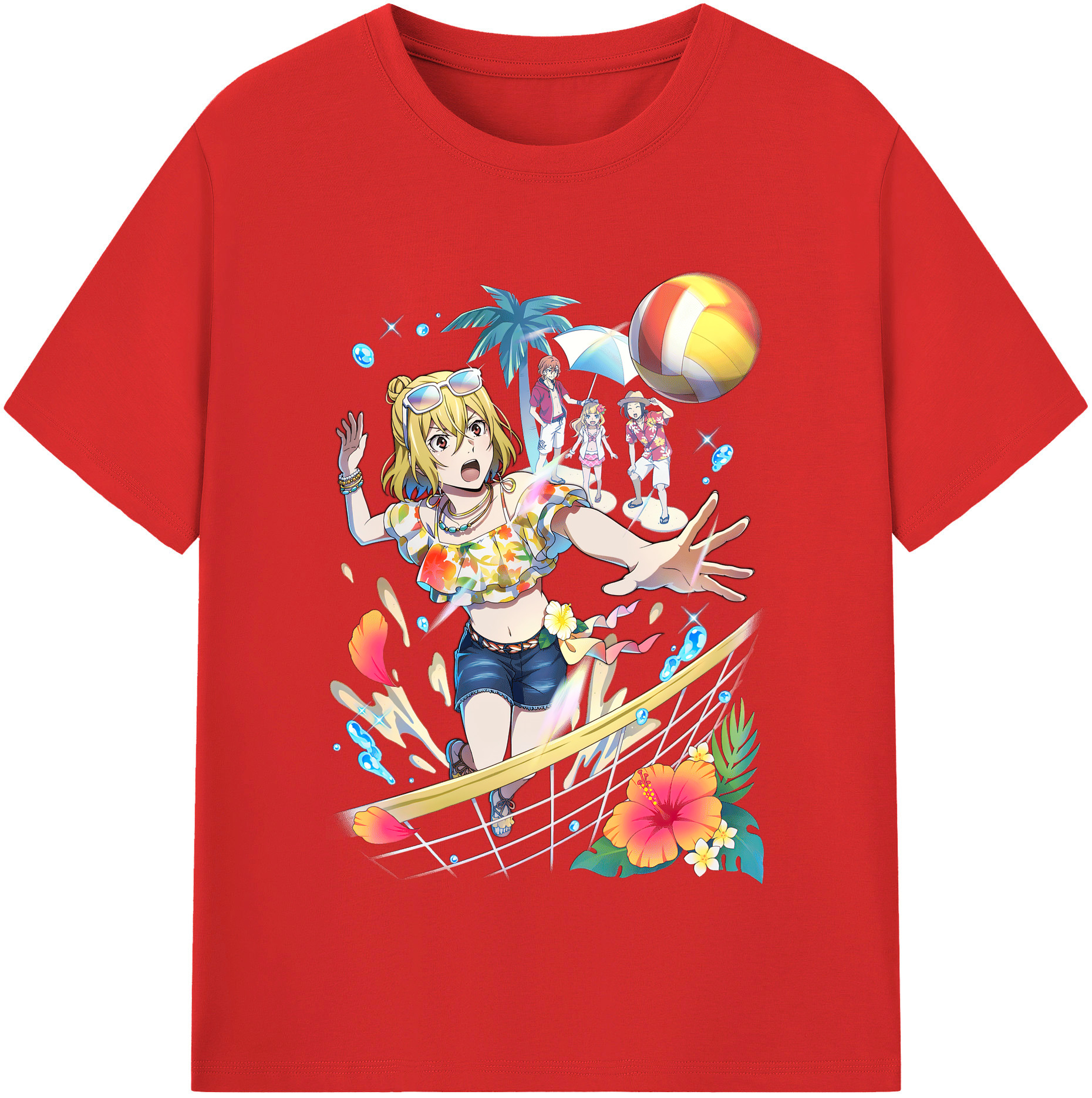 （画像用） 文豪ストレイドッグス Bungo Stray Dogs レディースカジュアルプリントTシャツ（綿100％）