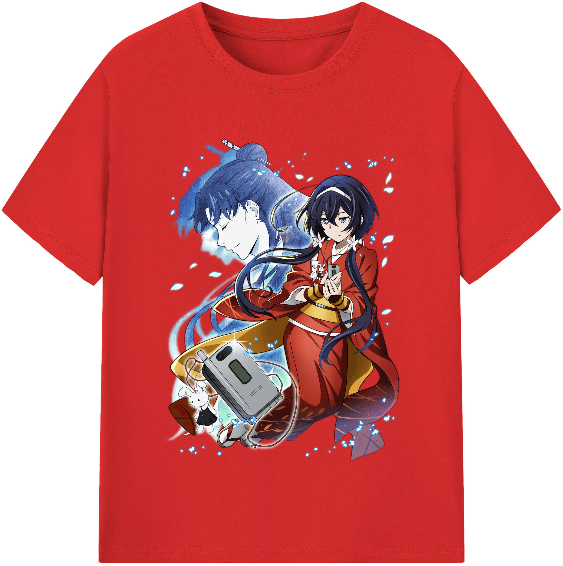 （画像用） 文豪ストレイドッグス Bungo Stray Dogs レディースカジュアルプリントTシャツ（綿100％）