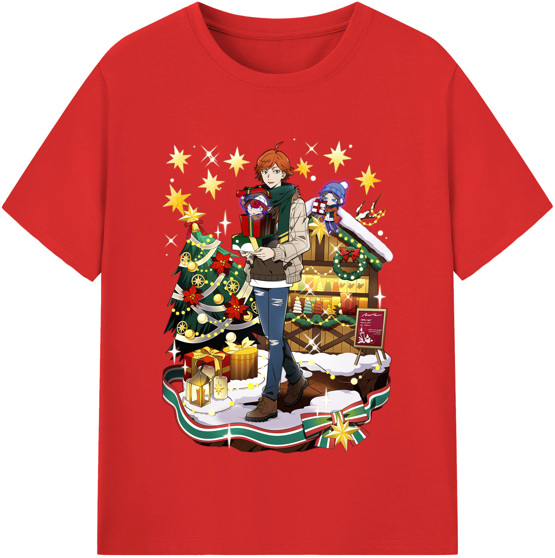 （画像用） 文豪ストレイドッグス Bungo Stray Dogs レディースカジュアルプリントTシャツ（綿100％）
