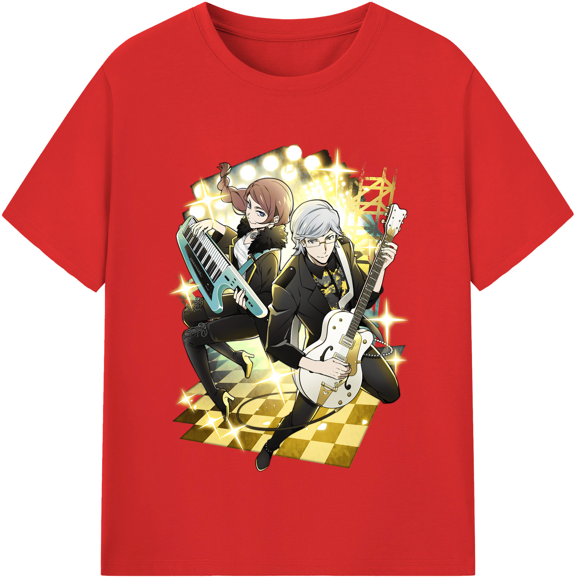 （画像用） 文豪ストレイドッグス Bungo Stray Dogs レディースカジュアルプリントTシャツ（綿100％）