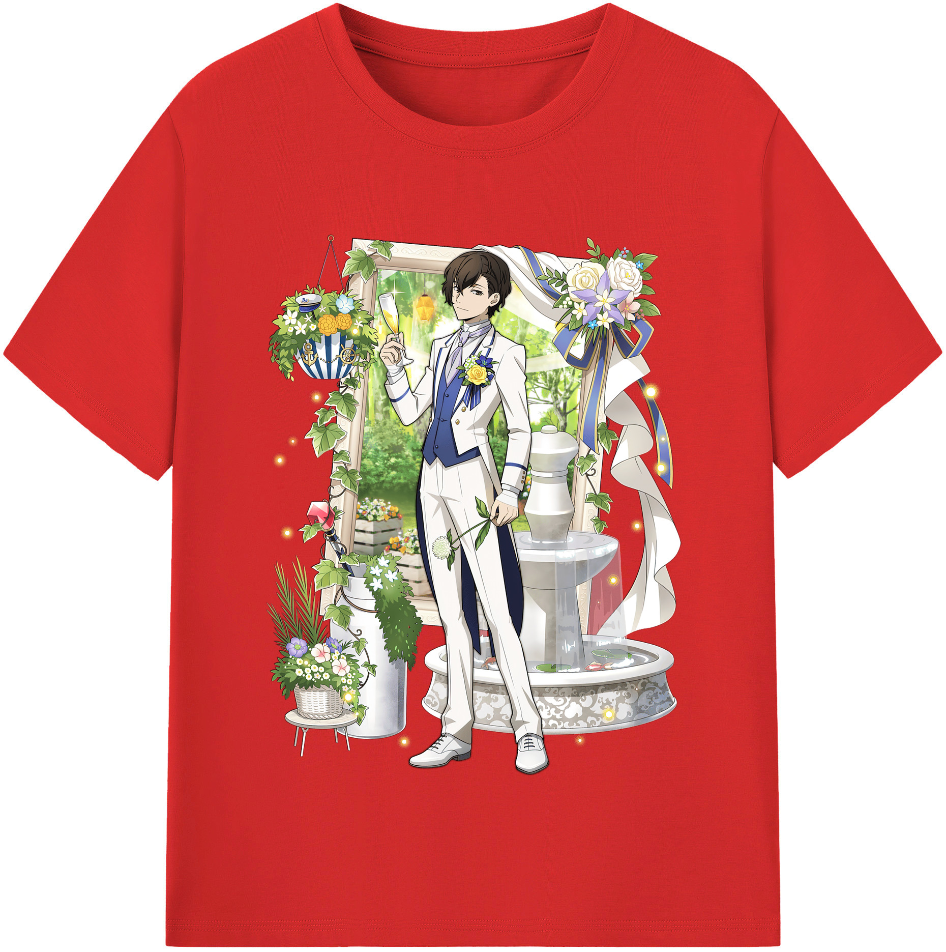 （画像用） 文豪ストレイドッグス Bungo Stray Dogs レディースカジュアルプリントTシャツ（綿100％）