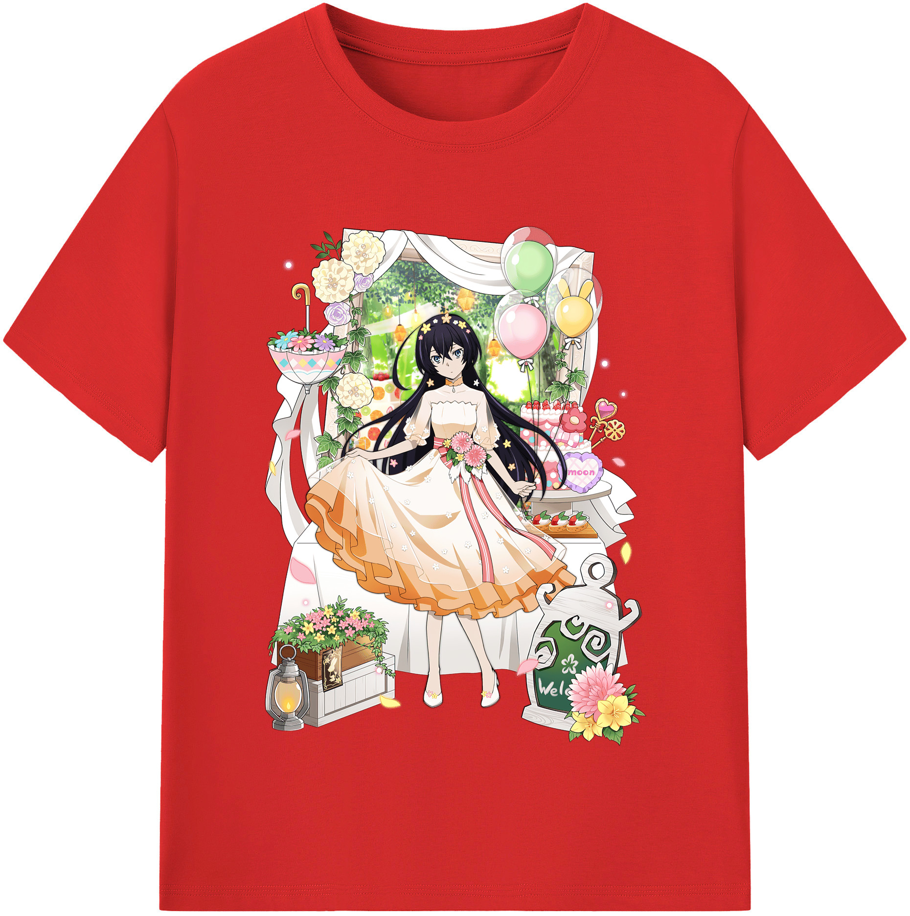 （画像用） 文豪ストレイドッグス Bungo Stray Dogs レディースカジュアルプリントTシャツ（綿100％）