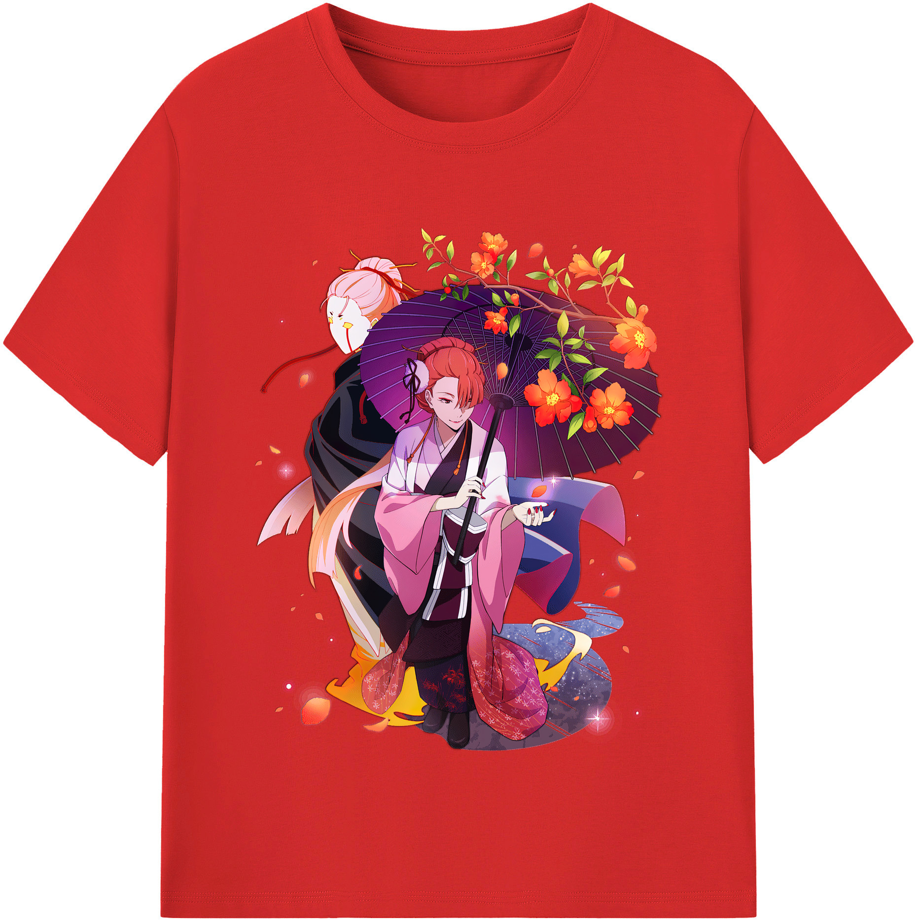 （画像用） 文豪ストレイドッグス Bungo Stray Dogs レディースカジュアルプリントTシャツ（綿100％）