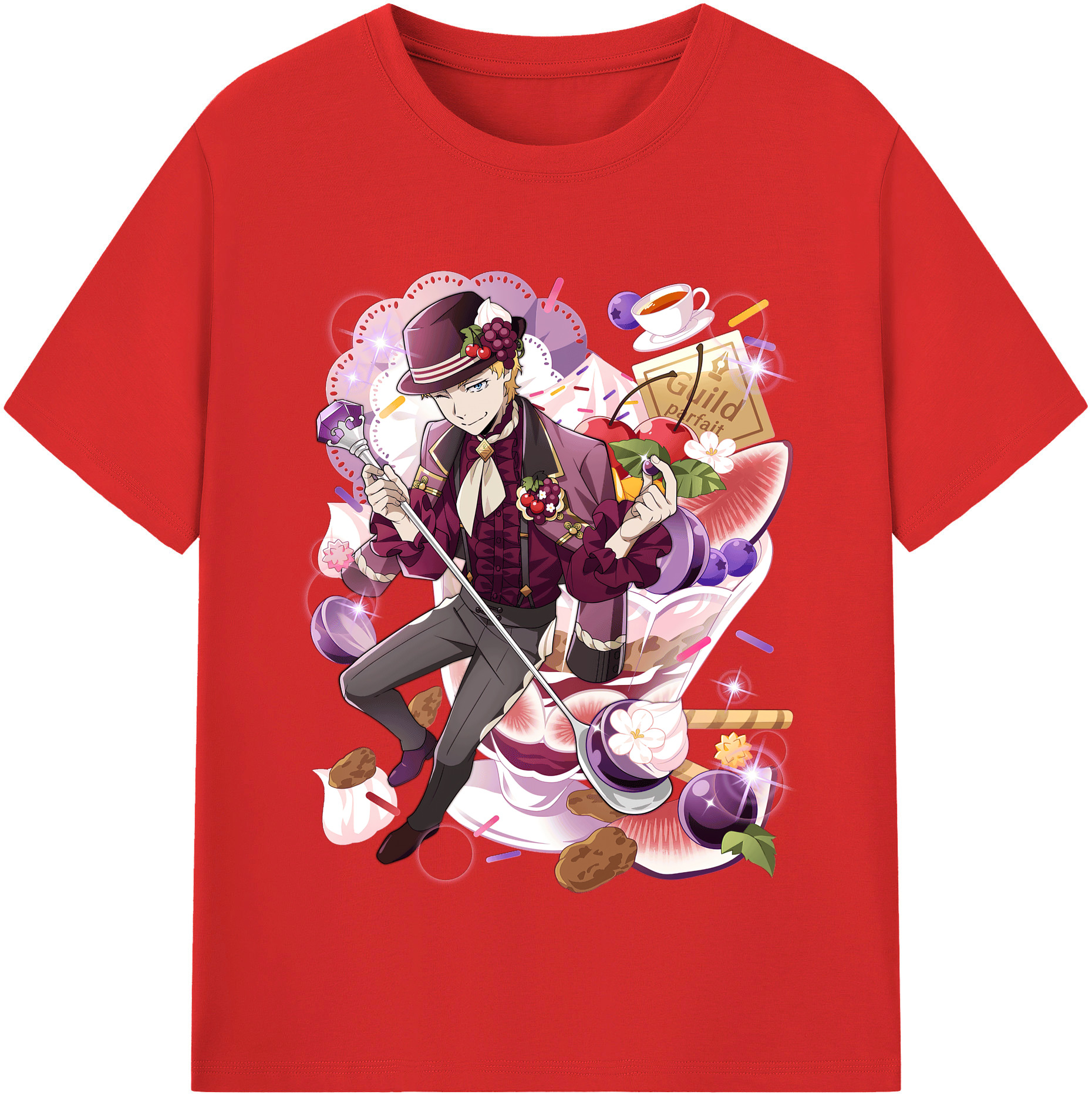 （画像用） 文豪ストレイドッグス Bungo Stray Dogs レディースカジュアルプリントTシャツ（綿100％）