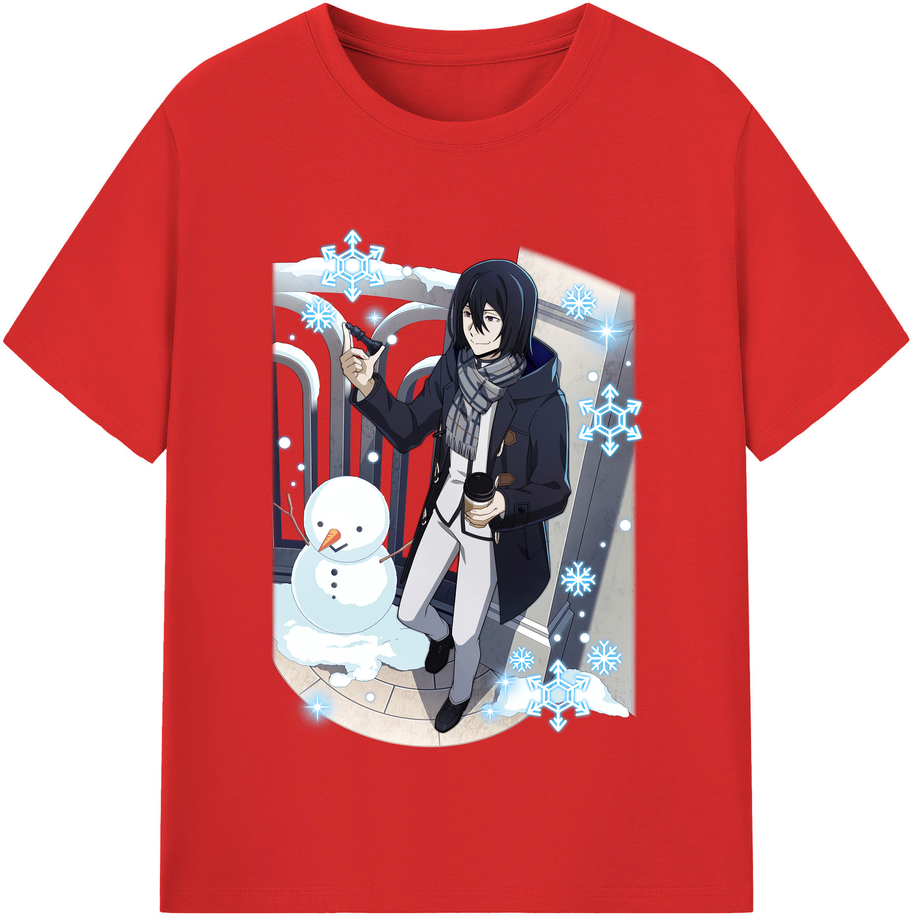 （画像用） 文豪ストレイドッグス Bungo Stray Dogs レディースカジュアルプリントTシャツ（綿100％）