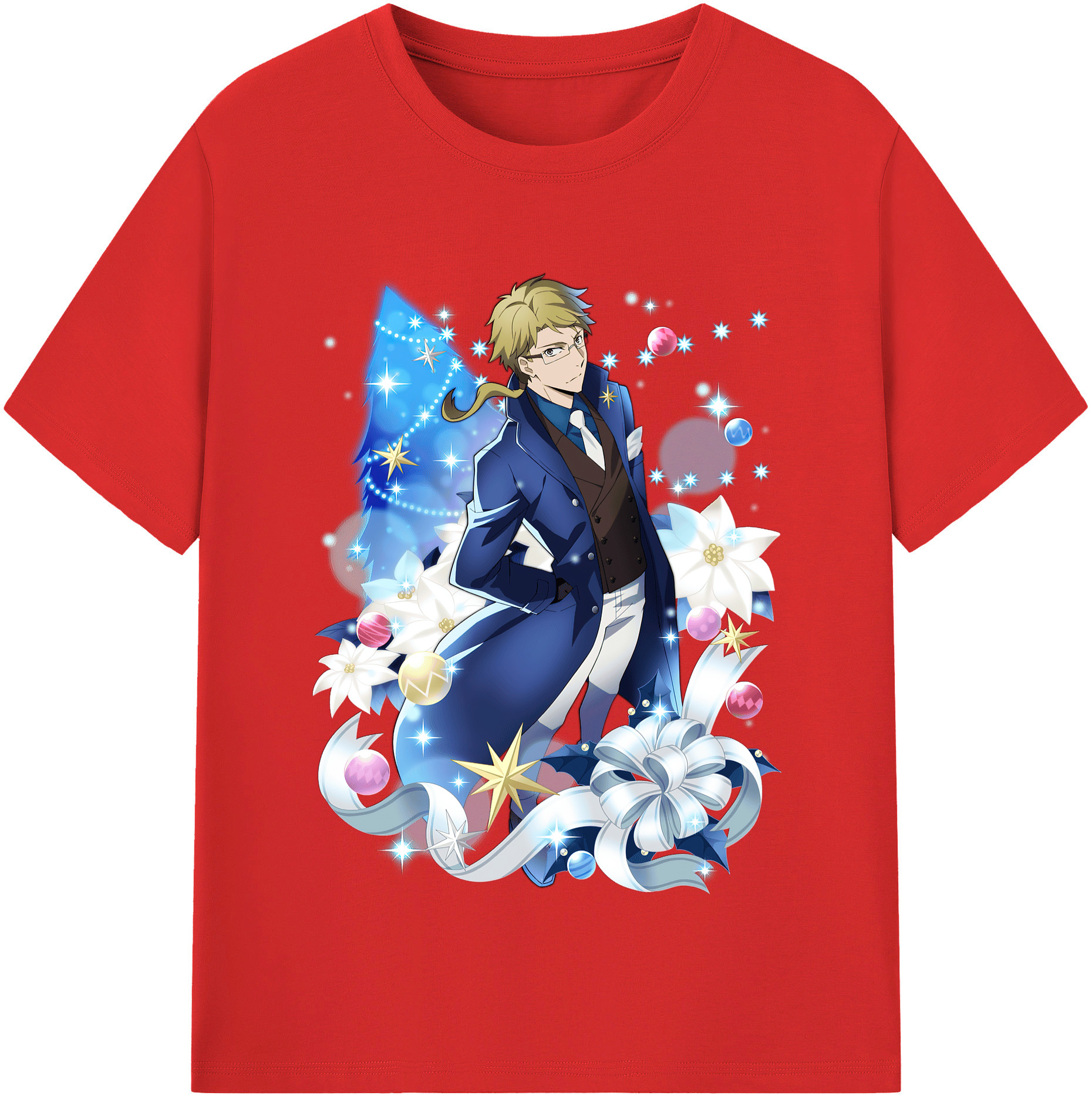 （画像用） 文豪ストレイドッグス Bungo Stray Dogs レディースカジュアルプリントTシャツ（綿100％）