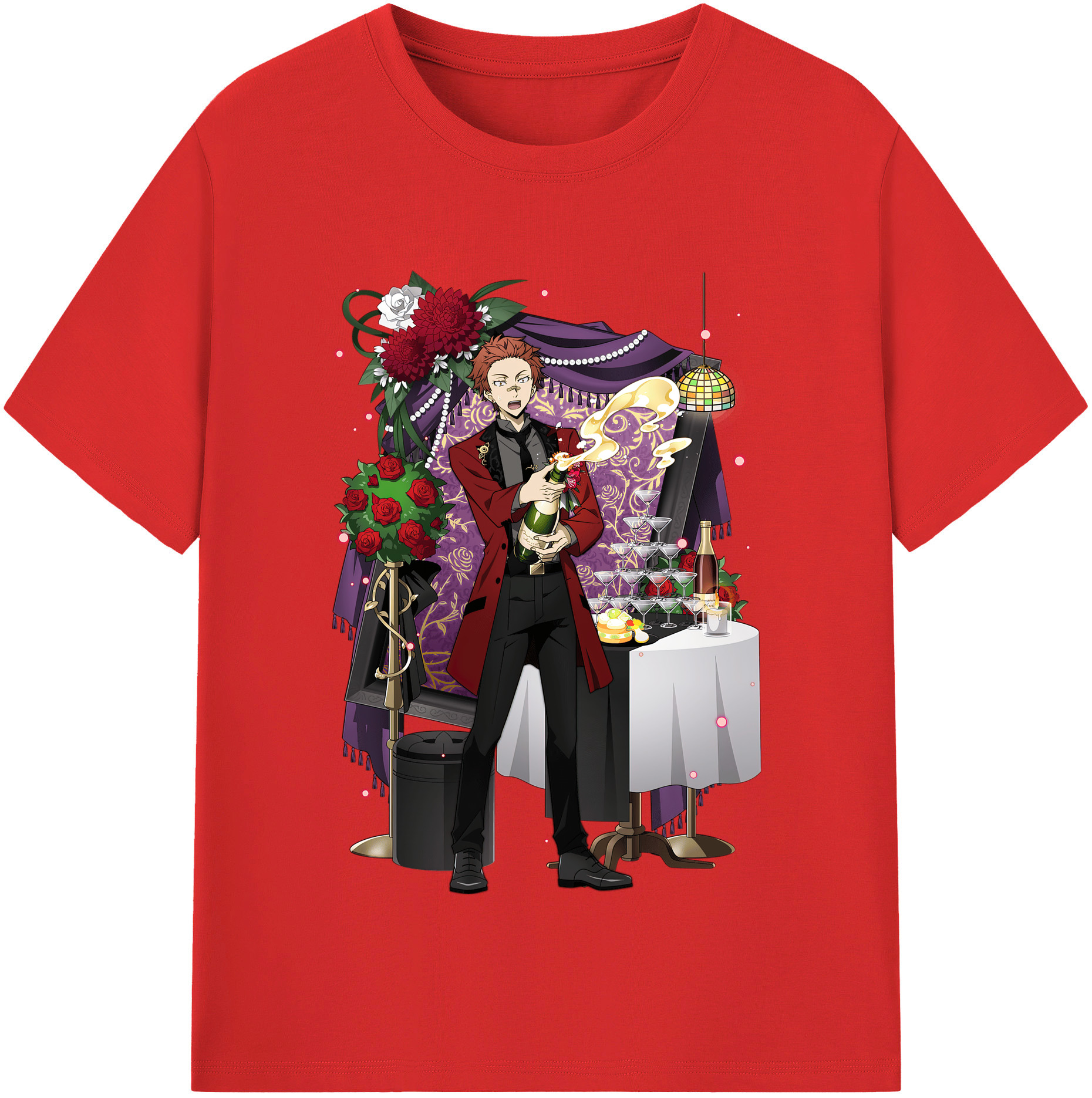 （画像用） 文豪ストレイドッグス Bungo Stray Dogs レディースカジュアルプリントTシャツ（綿100％）