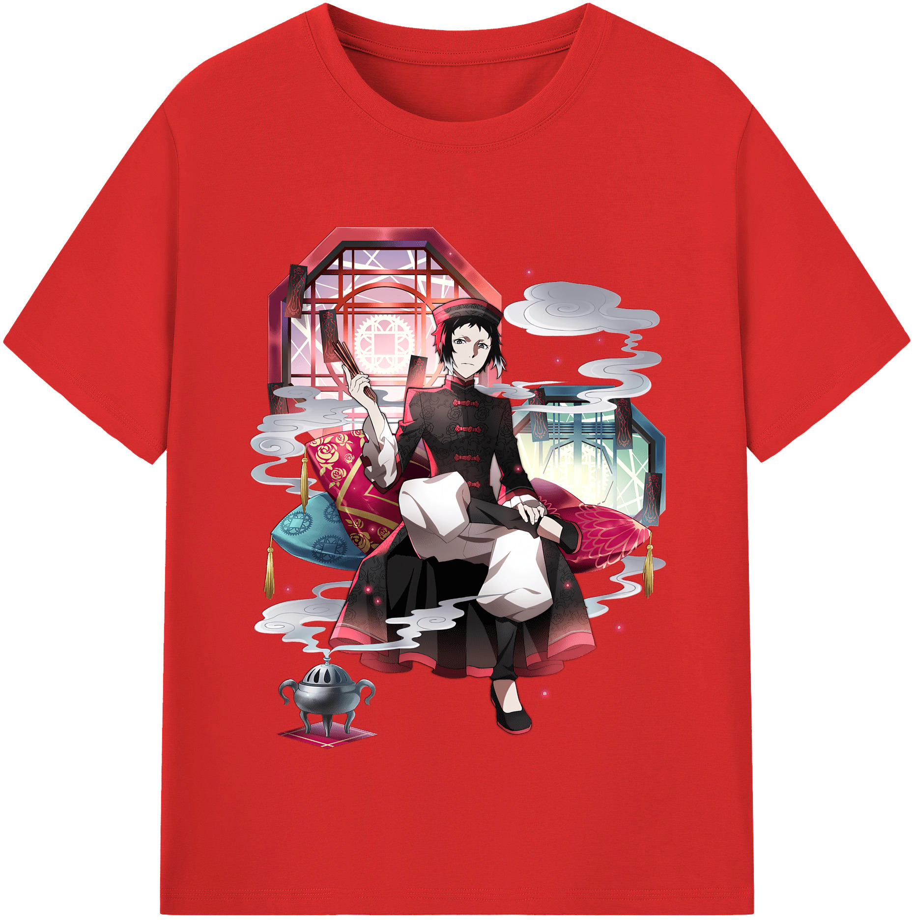 （画像用） 文豪ストレイドッグス Bungo Stray Dogs レディースカジュアルプリントTシャツ（綿100％）