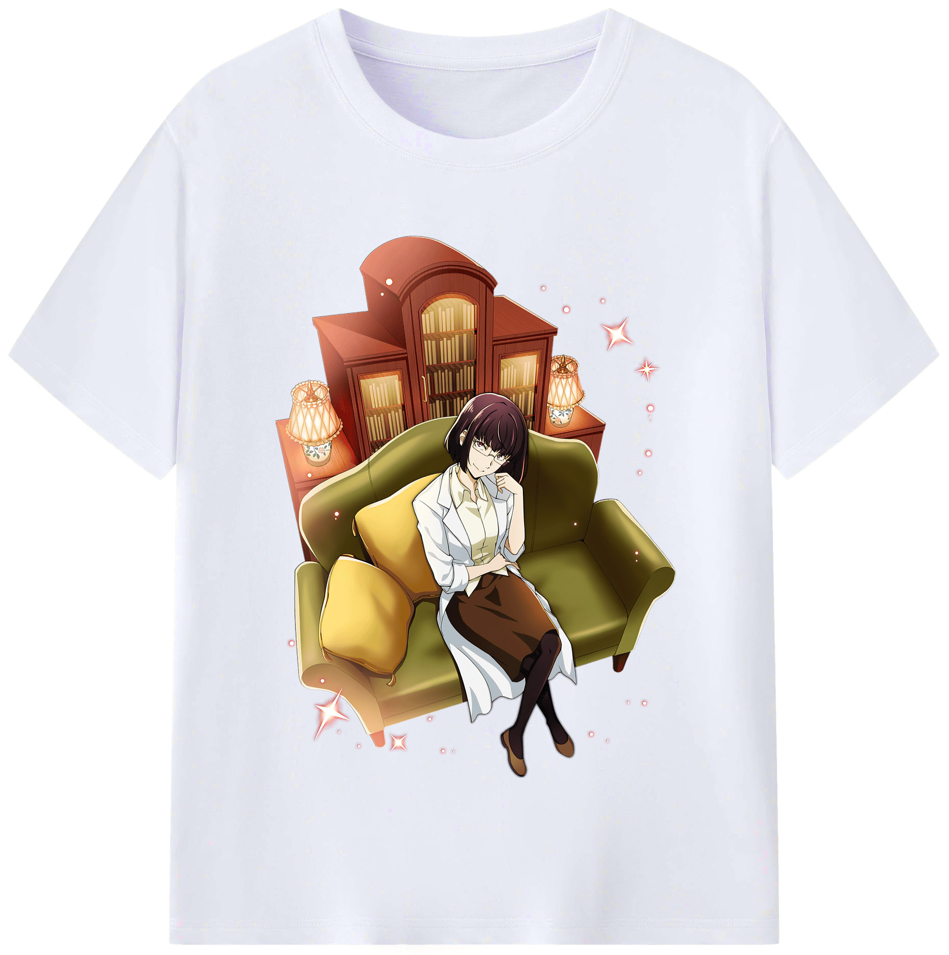 （画像用） 文豪ストレイドッグス Bungo Stray Dogs レディースカジュアルプリントTシャツ（綿100％）