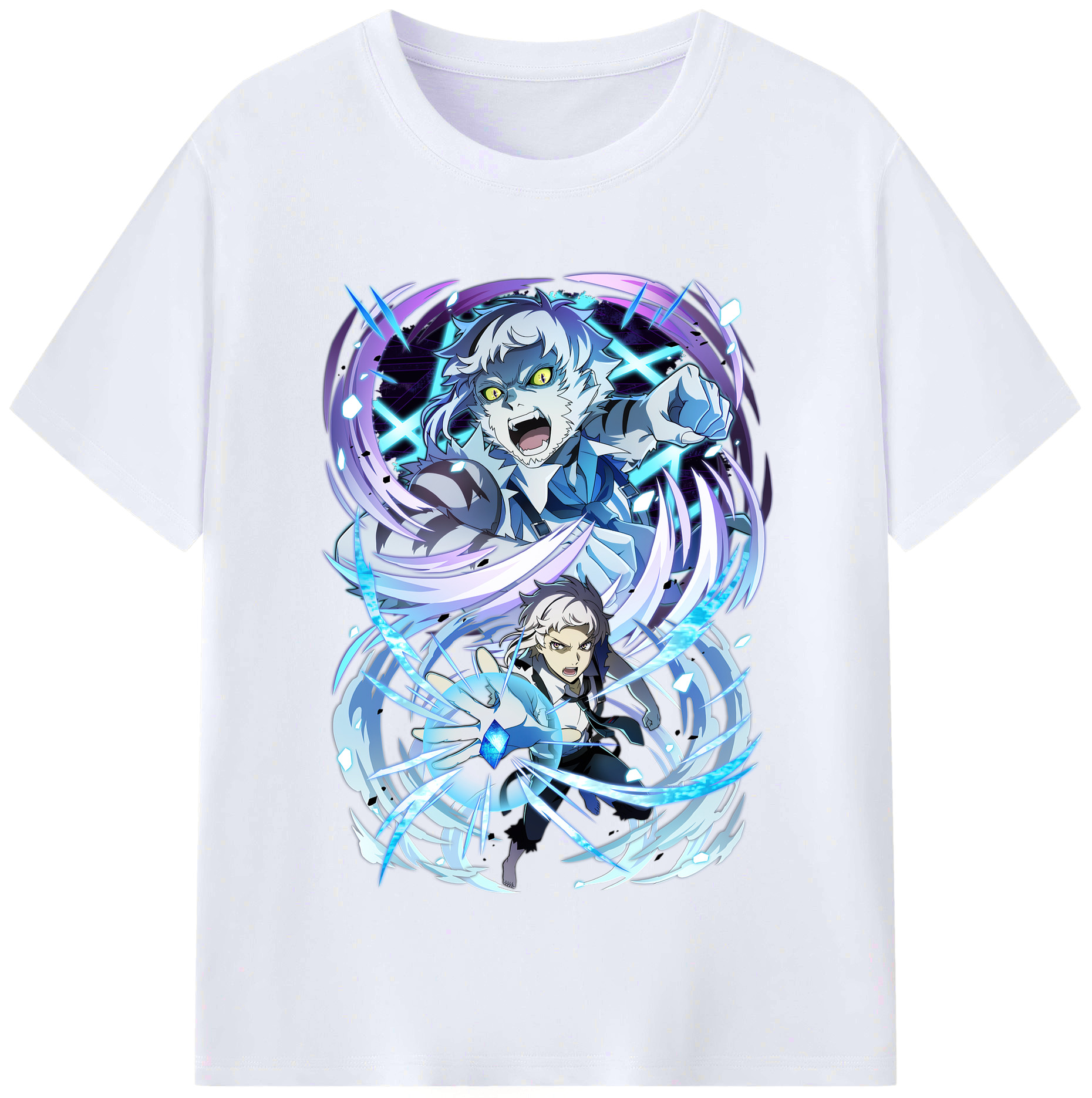（画像用） 文豪ストレイドッグス Bungo Stray Dogs レディースカジュアルプリントTシャツ（綿100％）