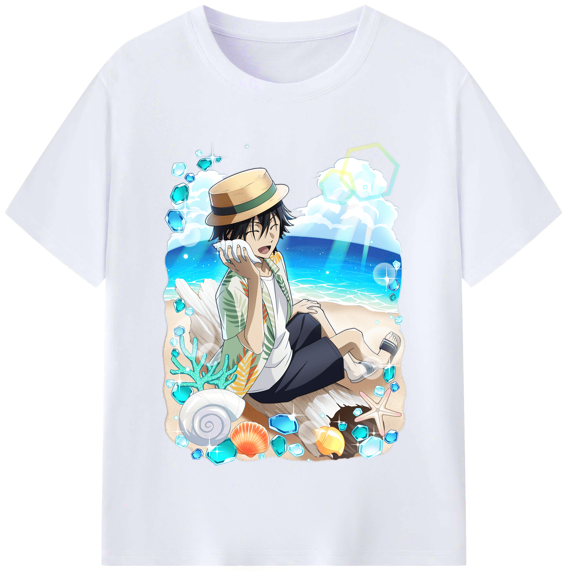 （画像用） 文豪ストレイドッグス Bungo Stray Dogs レディースカジュアルプリントTシャツ（綿100％）