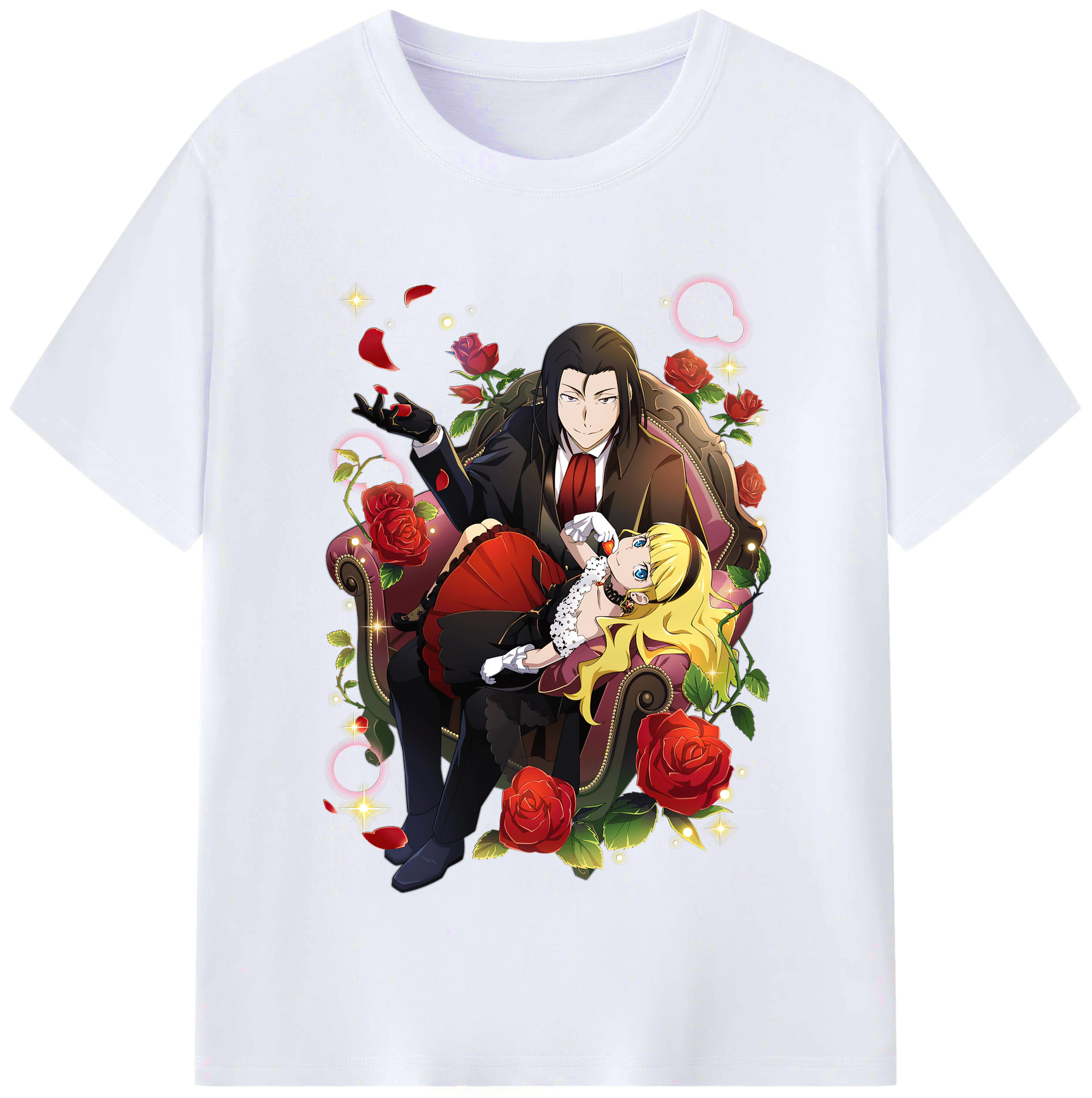 （画像用） 文豪ストレイドッグス Bungo Stray Dogs レディースカジュアルプリントTシャツ（綿100％）