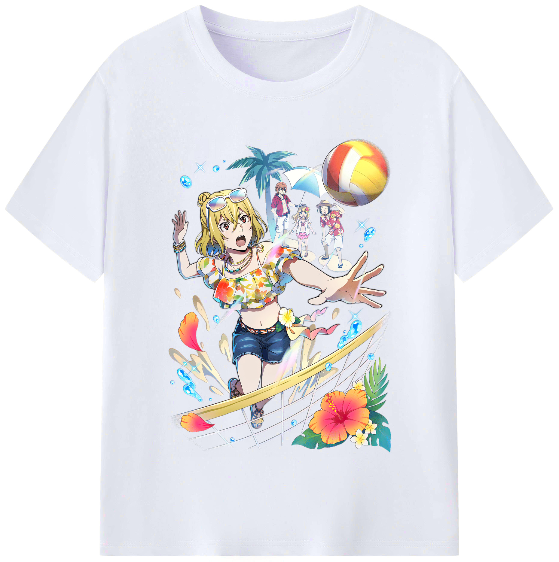 （画像用） 文豪ストレイドッグス Bungo Stray Dogs レディースカジュアルプリントTシャツ（綿100％）