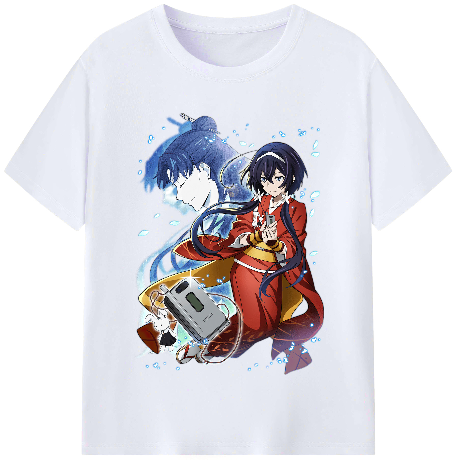 （画像用） 文豪ストレイドッグス Bungo Stray Dogs レディースカジュアルプリントTシャツ（綿100％）