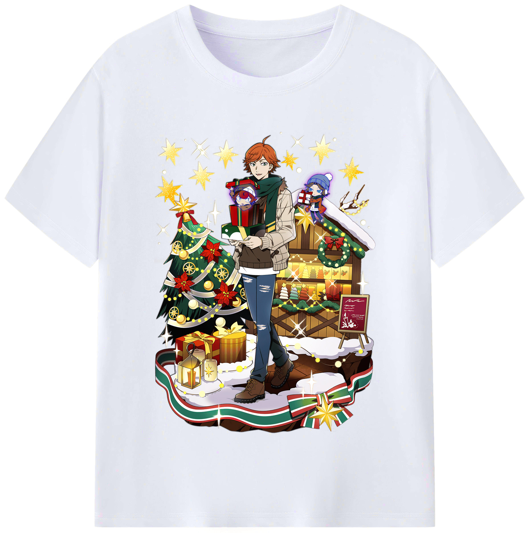 （画像用） 文豪ストレイドッグス Bungo Stray Dogs レディースカジュアルプリントTシャツ（綿100％）