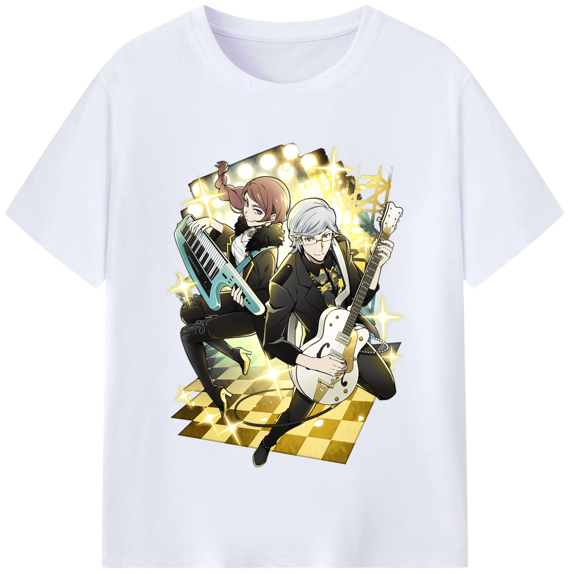 （画像用） 文豪ストレイドッグス Bungo Stray Dogs レディースカジュアルプリントTシャツ（綿100％）