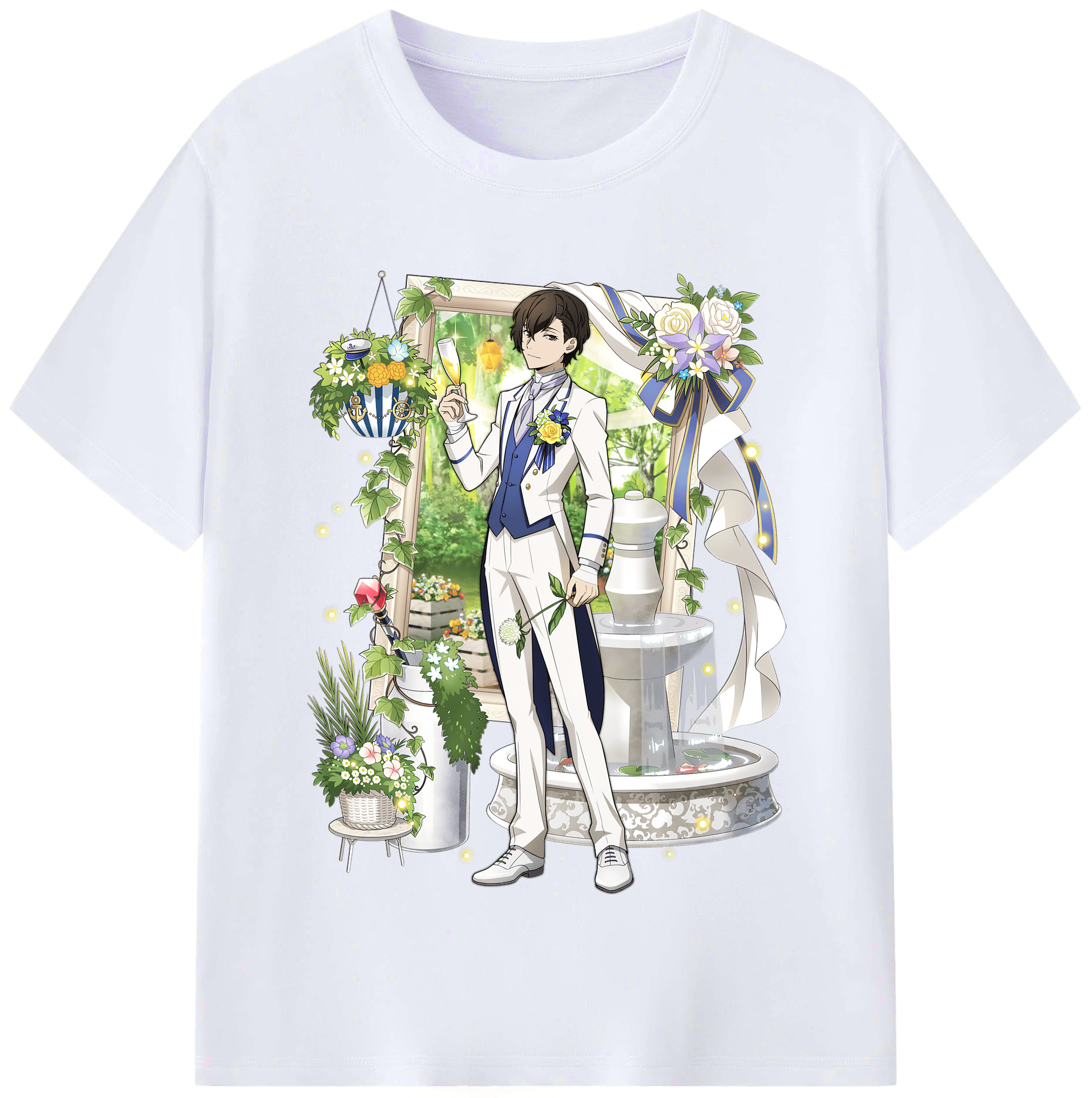 （画像用） 文豪ストレイドッグス Bungo Stray Dogs レディースカジュアルプリントTシャツ（綿100％）