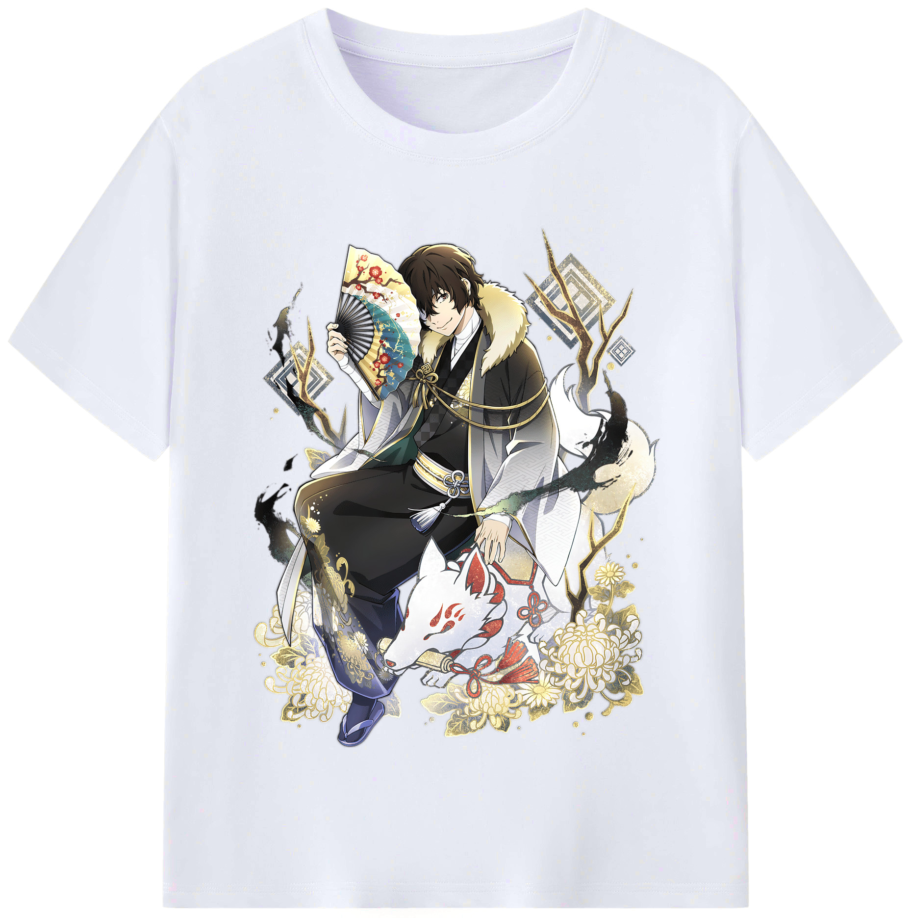 （画像用） 文豪ストレイドッグス Bungo Stray Dogs レディースカジュアルプリントTシャツ（綿100％）