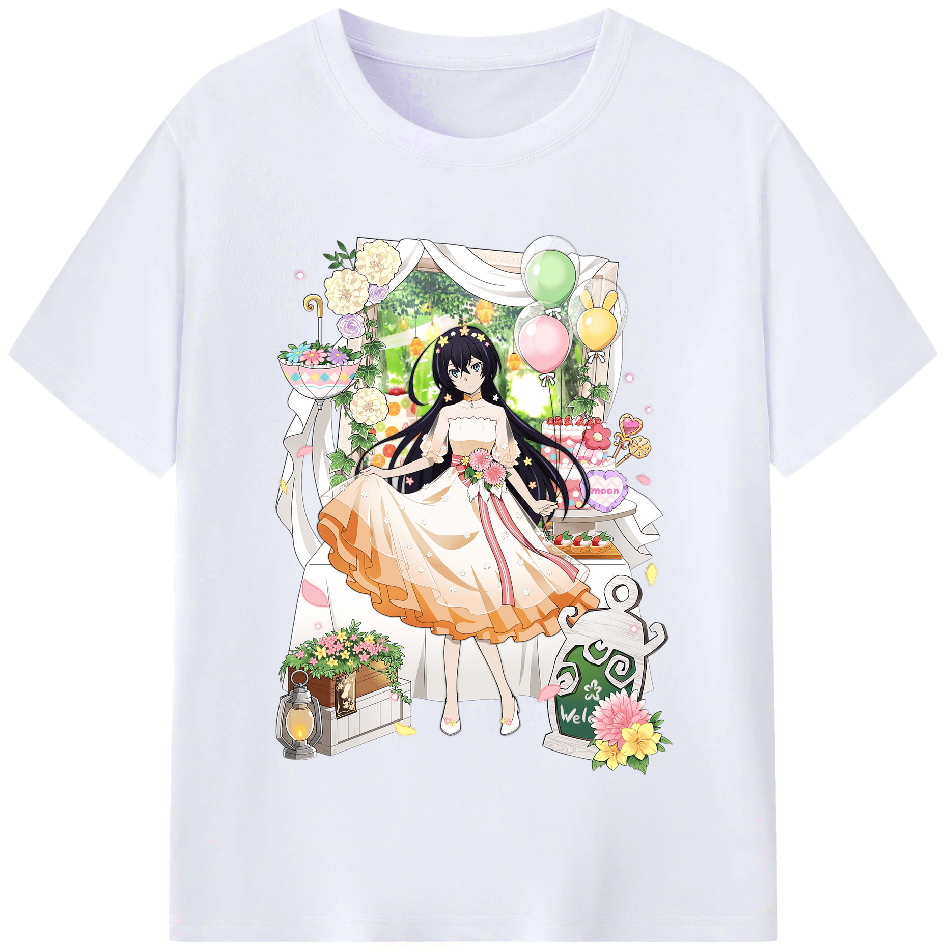 （画像用） 文豪ストレイドッグス Bungo Stray Dogs レディースカジュアルプリントTシャツ（綿100％）