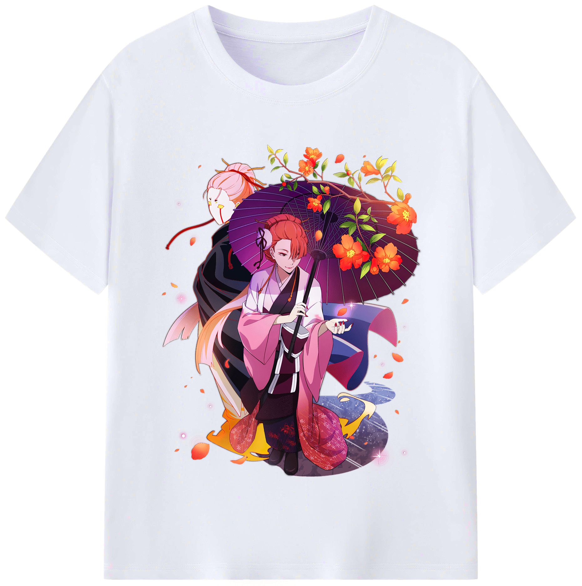 （画像用） 文豪ストレイドッグス Bungo Stray Dogs レディースカジュアルプリントTシャツ（綿100％）