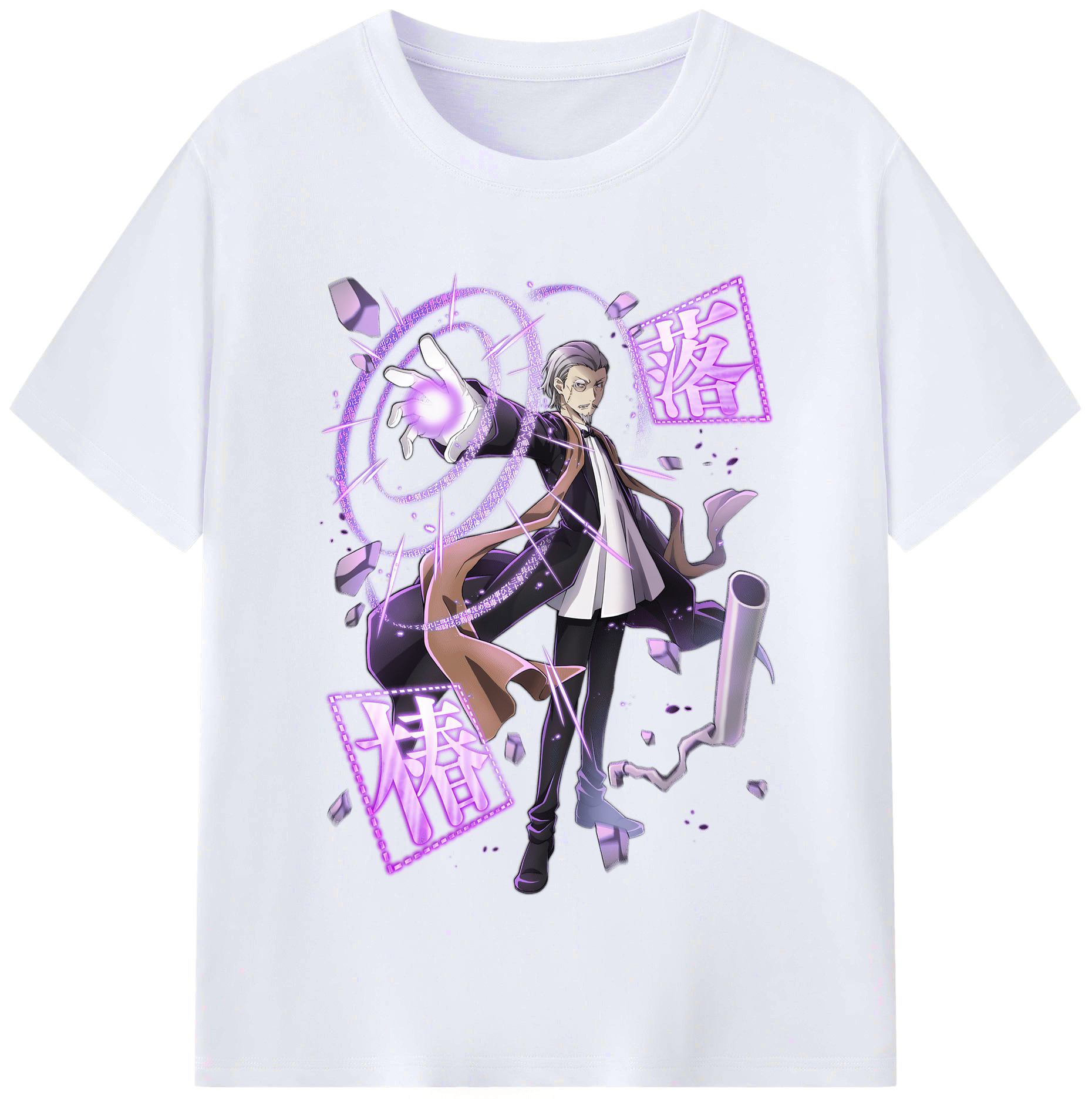（画像用） 文豪ストレイドッグス Bungo Stray Dogs レディースカジュアルプリントTシャツ（綿100％）