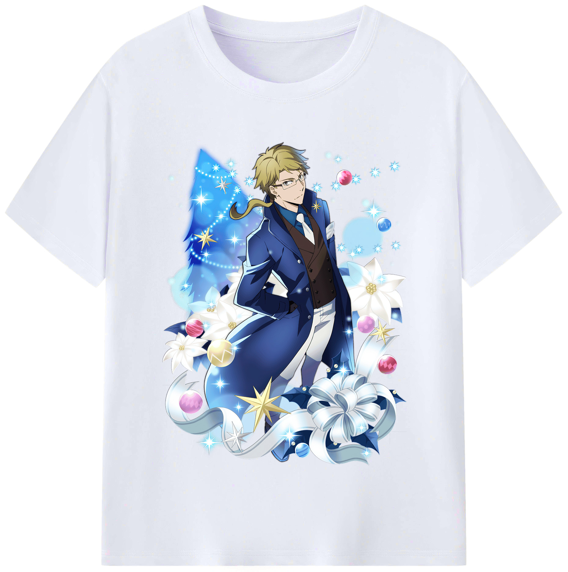 （画像用） 文豪ストレイドッグス Bungo Stray Dogs レディースカジュアルプリントTシャツ（綿100％）
