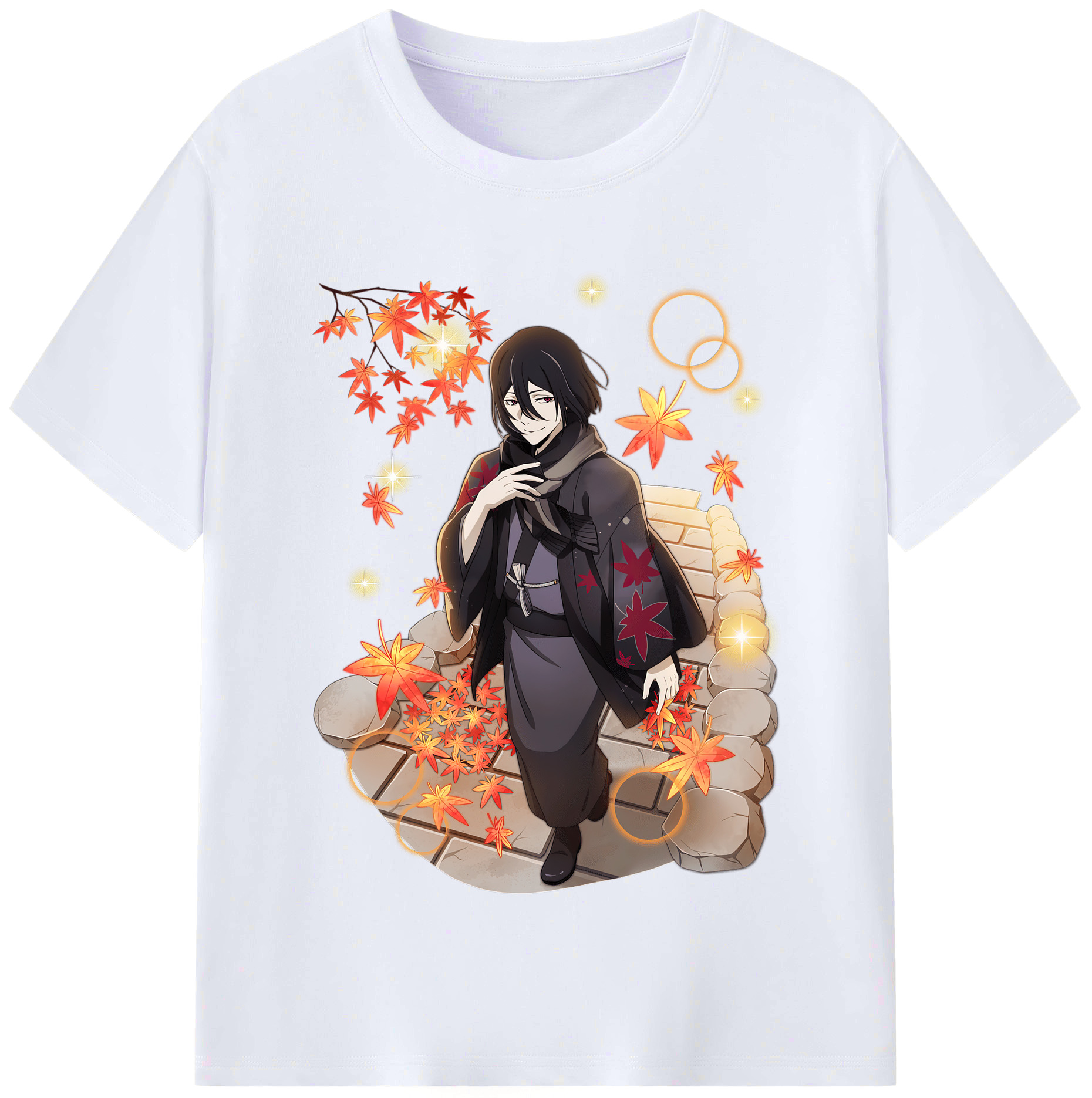 （画像用） 文豪ストレイドッグス Bungo Stray Dogs レディースカジュアルプリントTシャツ（綿100％）