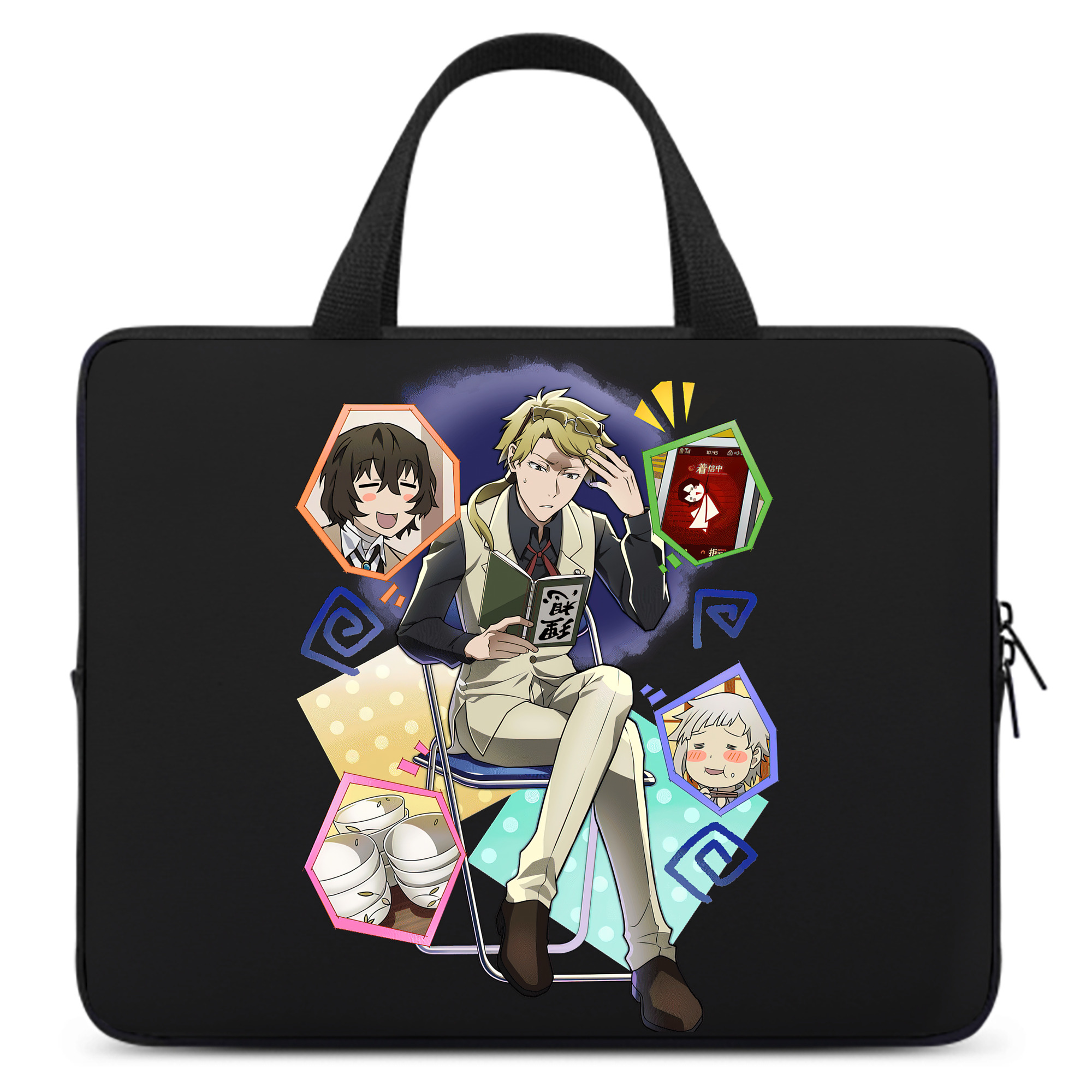 （画像用） 文豪ストレイドッグス Bungo Stray Dogs 手提げノートパソコンバッグ