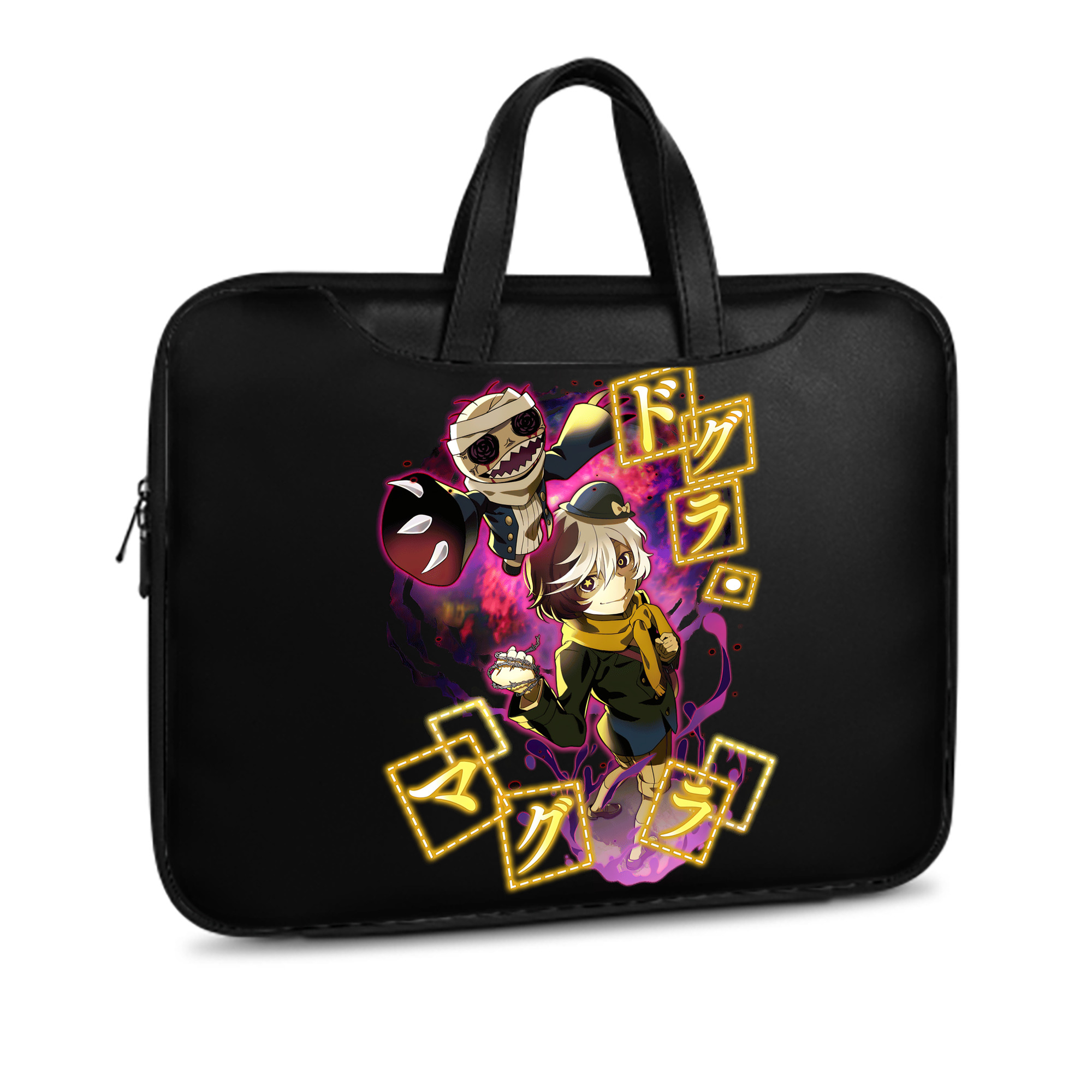 （画像用） 文豪ストレイドッグス Bungo Stray Dogs レザーラップトップバッグ　ノートパソコンケース