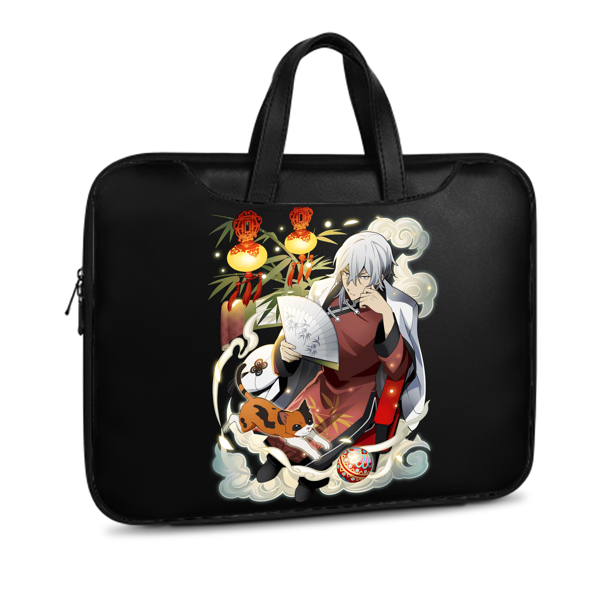 （画像用） 文豪ストレイドッグス Bungo Stray Dogs レザーラップトップバッグ　ノートパソコンケース