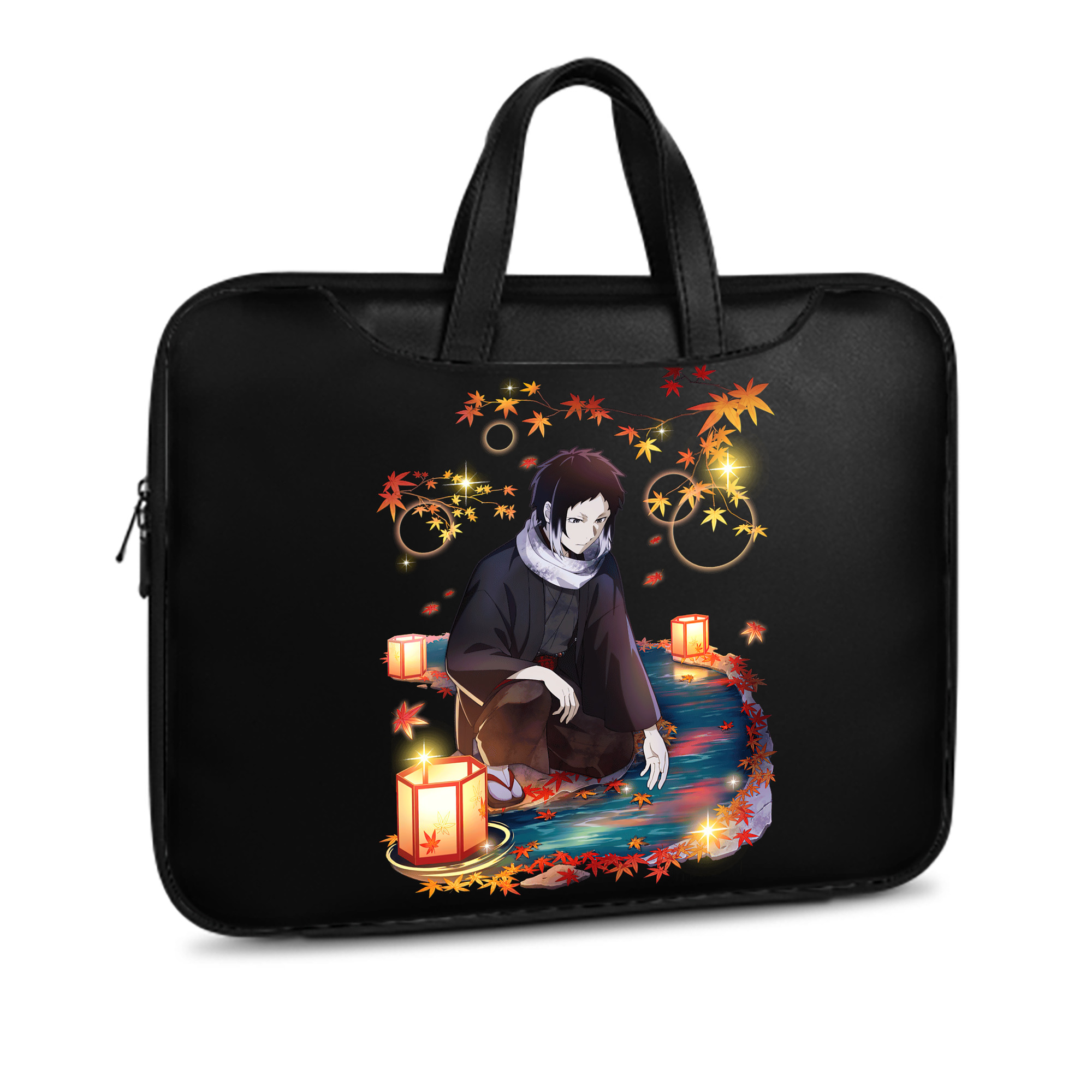 （画像用） 文豪ストレイドッグス Bungo Stray Dogs レザーラップトップバッグ　ノートパソコンケース