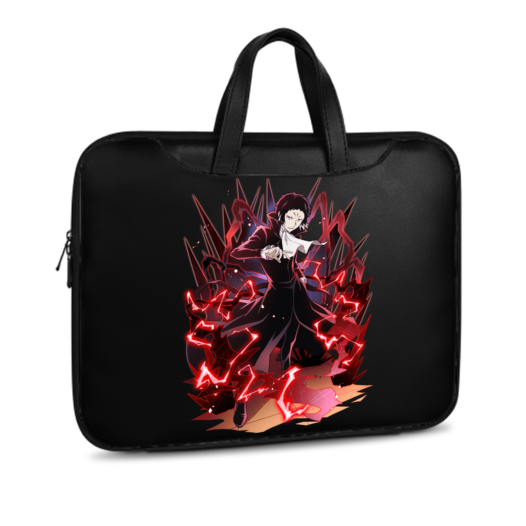 （画像用） 文豪ストレイドッグス Bungo Stray Dogs レザーラップトップバッグ　ノートパソコンケース