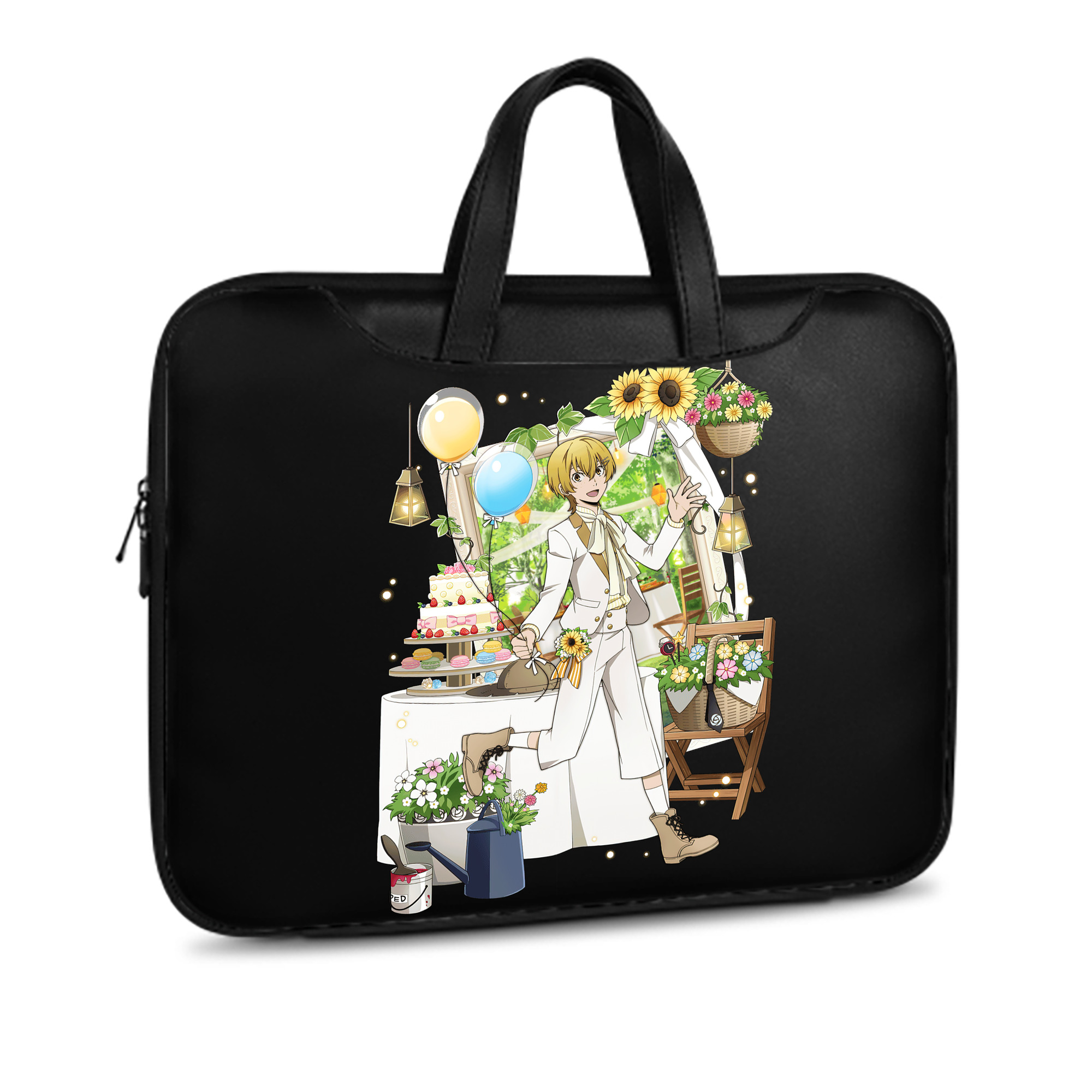 （画像用） 文豪ストレイドッグス Bungo Stray Dogs レザーラップトップバッグ　ノートパソコンケース