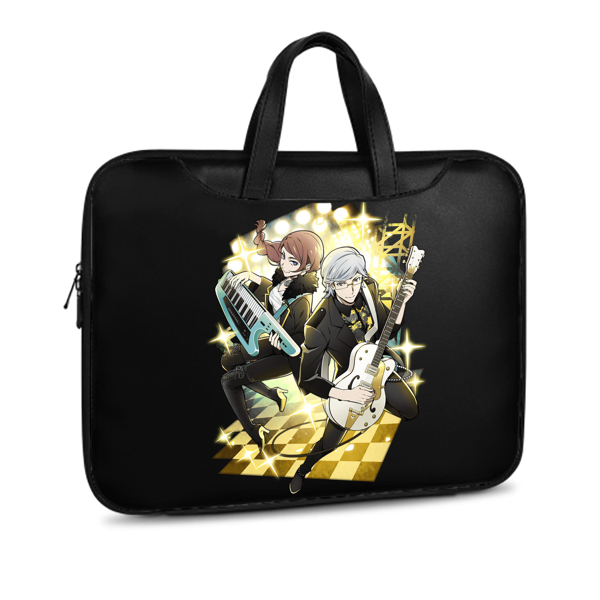 （画像用） 文豪ストレイドッグス Bungo Stray Dogs レザーラップトップバッグ　ノートパソコンケース