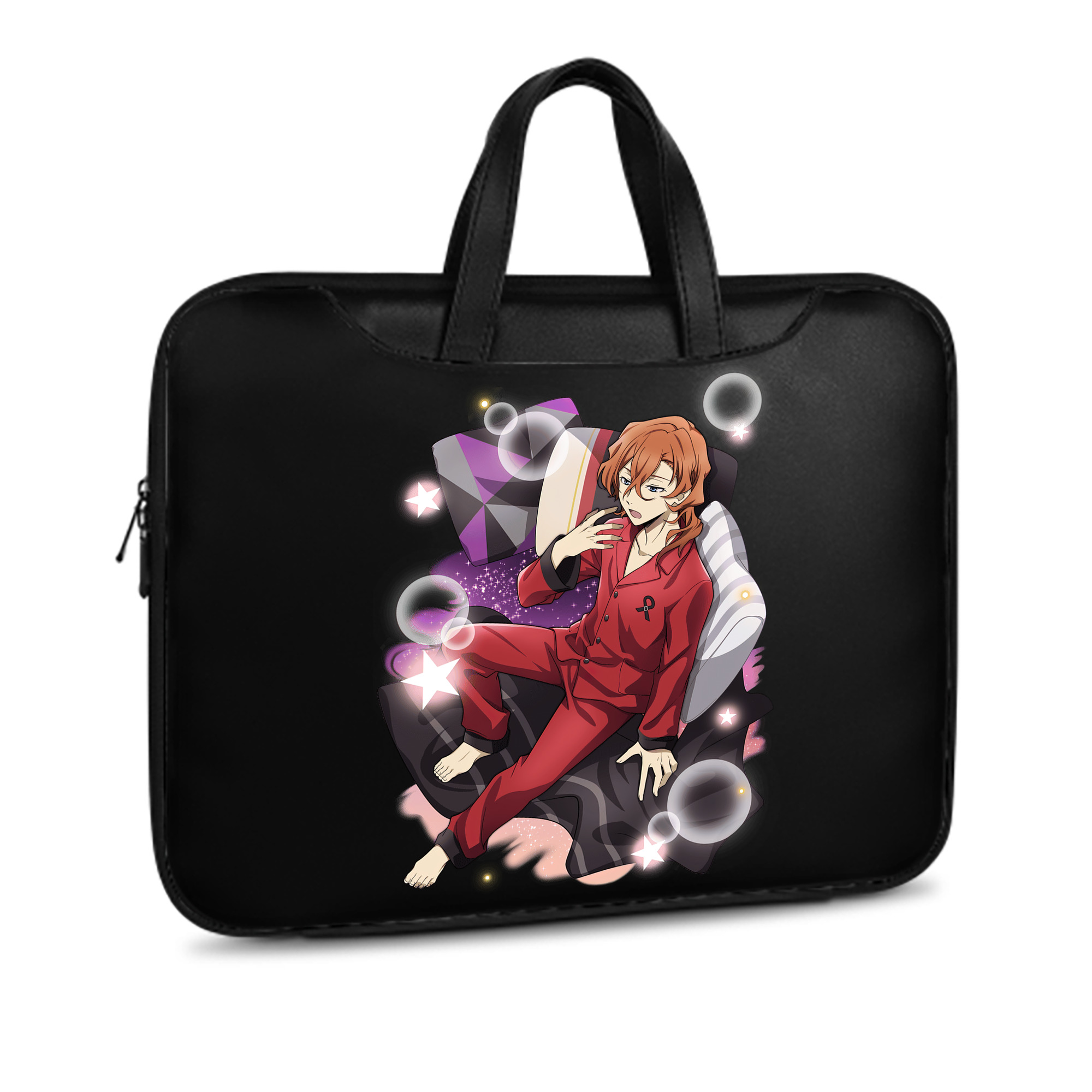 （画像用） 文豪ストレイドッグス Bungo Stray Dogs レザーラップトップバッグ　ノートパソコンケース