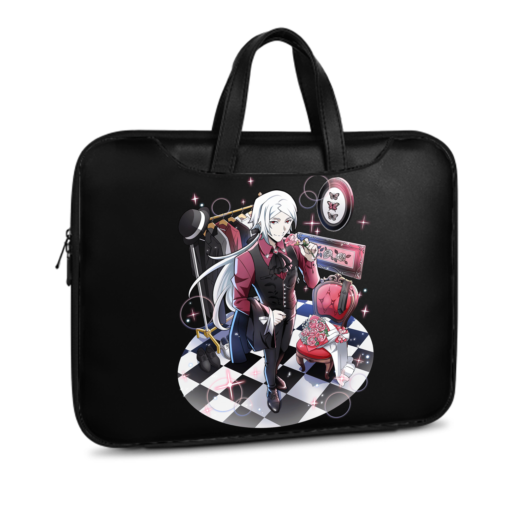 （画像用） 文豪ストレイドッグス Bungo Stray Dogs レザーラップトップバッグ　ノートパソコンケース