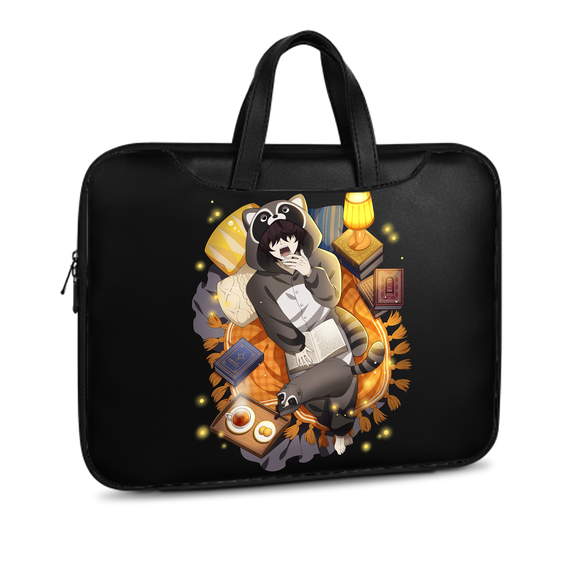 （画像用） 文豪ストレイドッグス Bungo Stray Dogs レザーラップトップバッグ　ノートパソコンケース