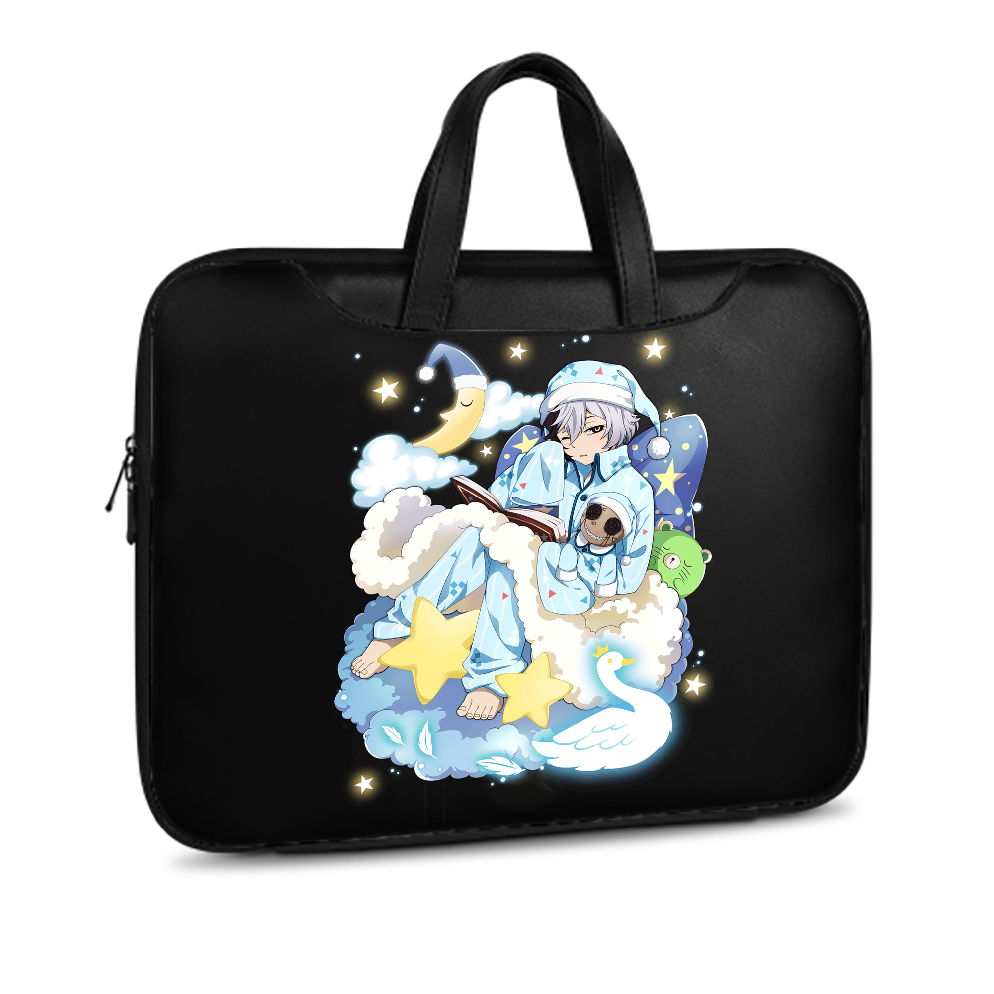 （画像用） 文豪ストレイドッグス Bungo Stray Dogs レザーラップトップバッグ　ノートパソコンケース