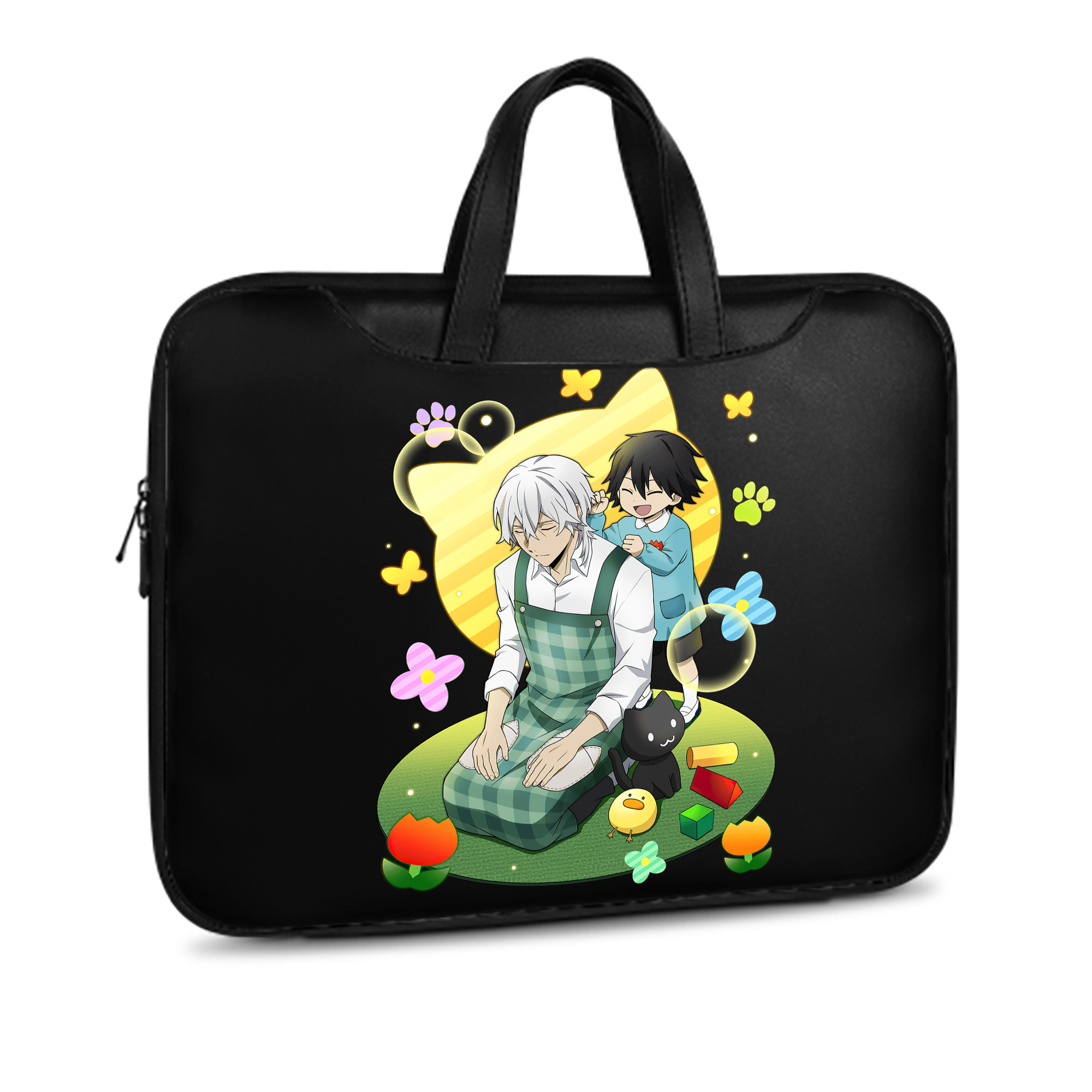 （画像用） 文豪ストレイドッグス Bungo Stray Dogs レザーラップトップバッグ　ノートパソコンケース