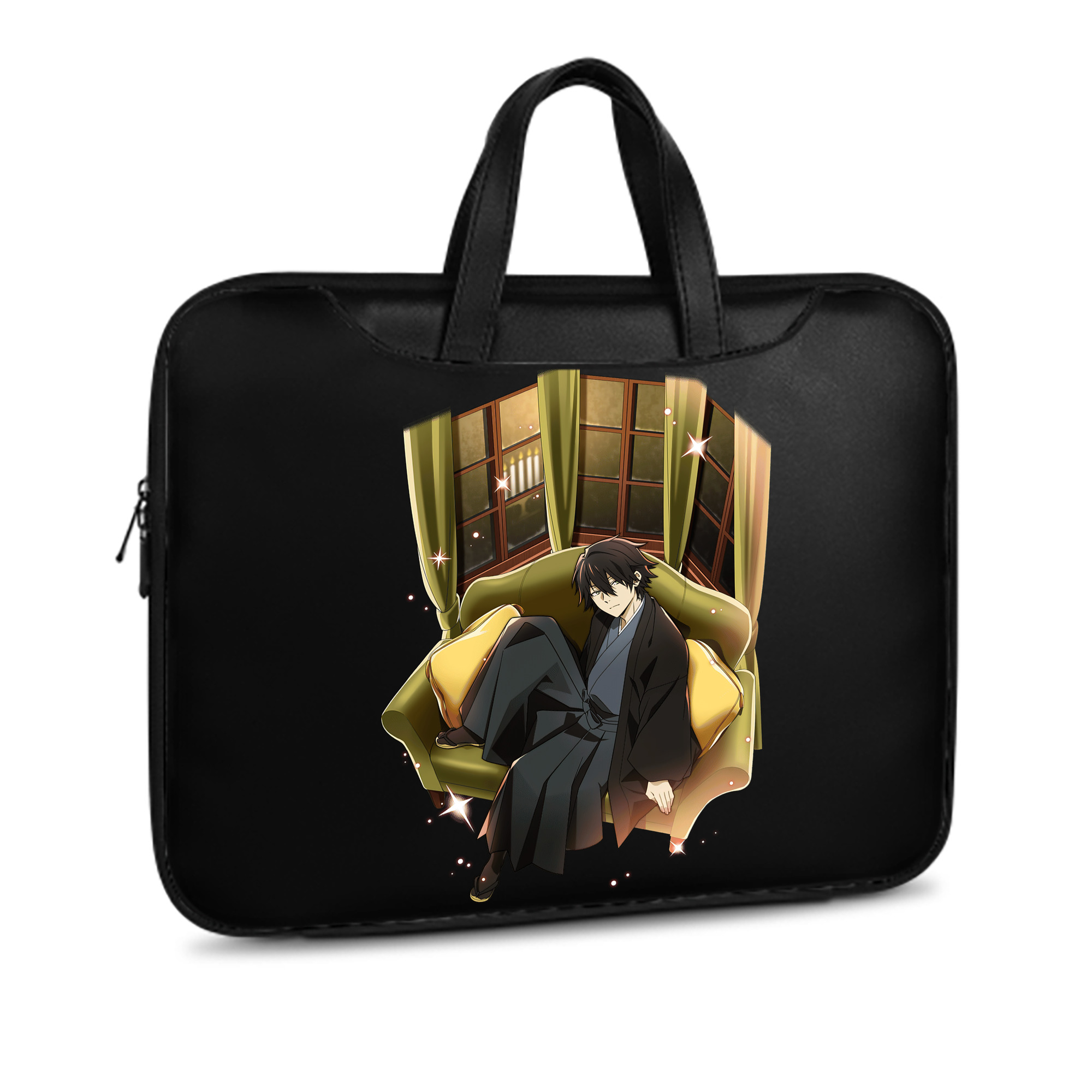 （画像用） 文豪ストレイドッグス Bungo Stray Dogs レザーラップトップバッグ　ノートパソコンケース