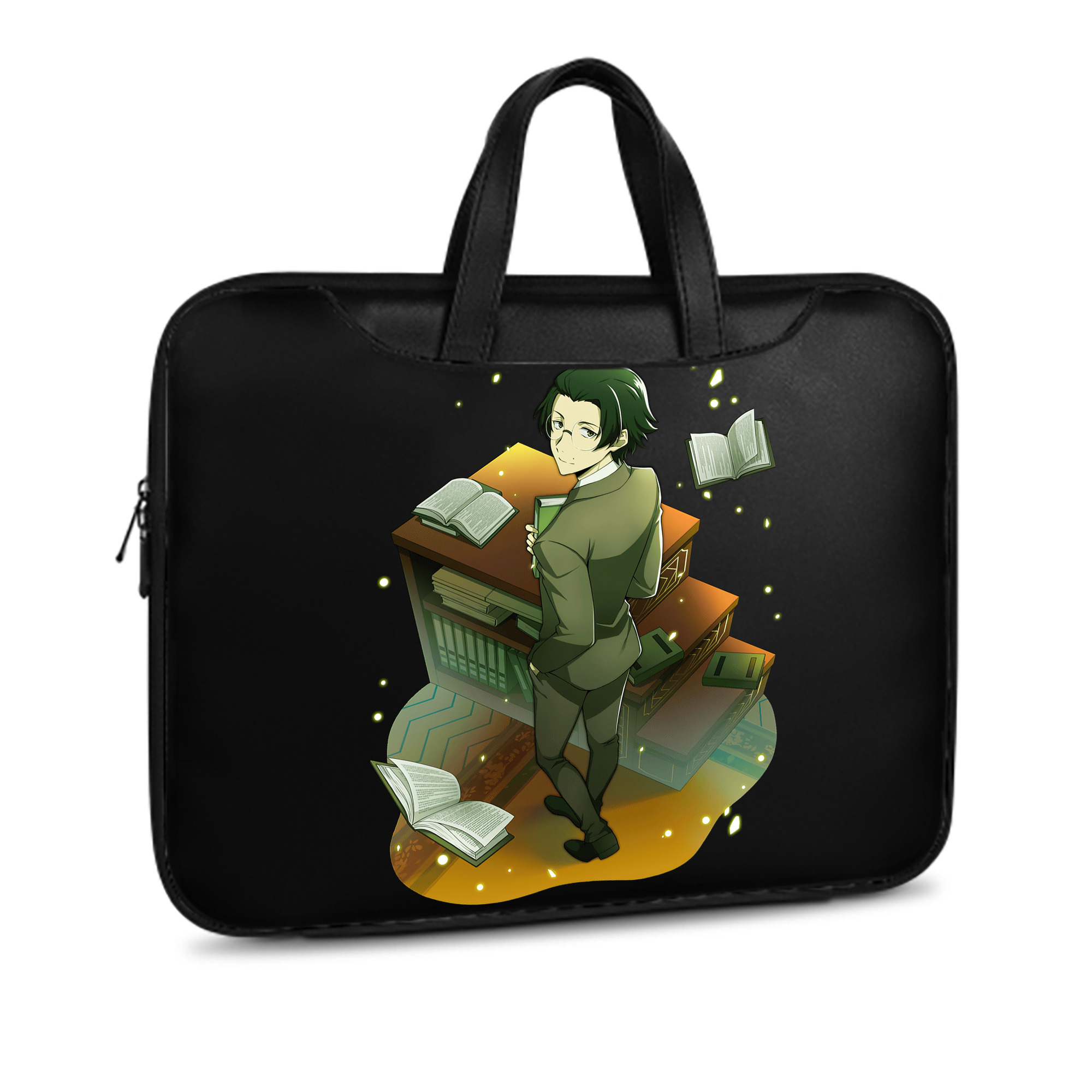 （画像用） 文豪ストレイドッグス Bungo Stray Dogs レザーラップトップバッグ　ノートパソコンケース