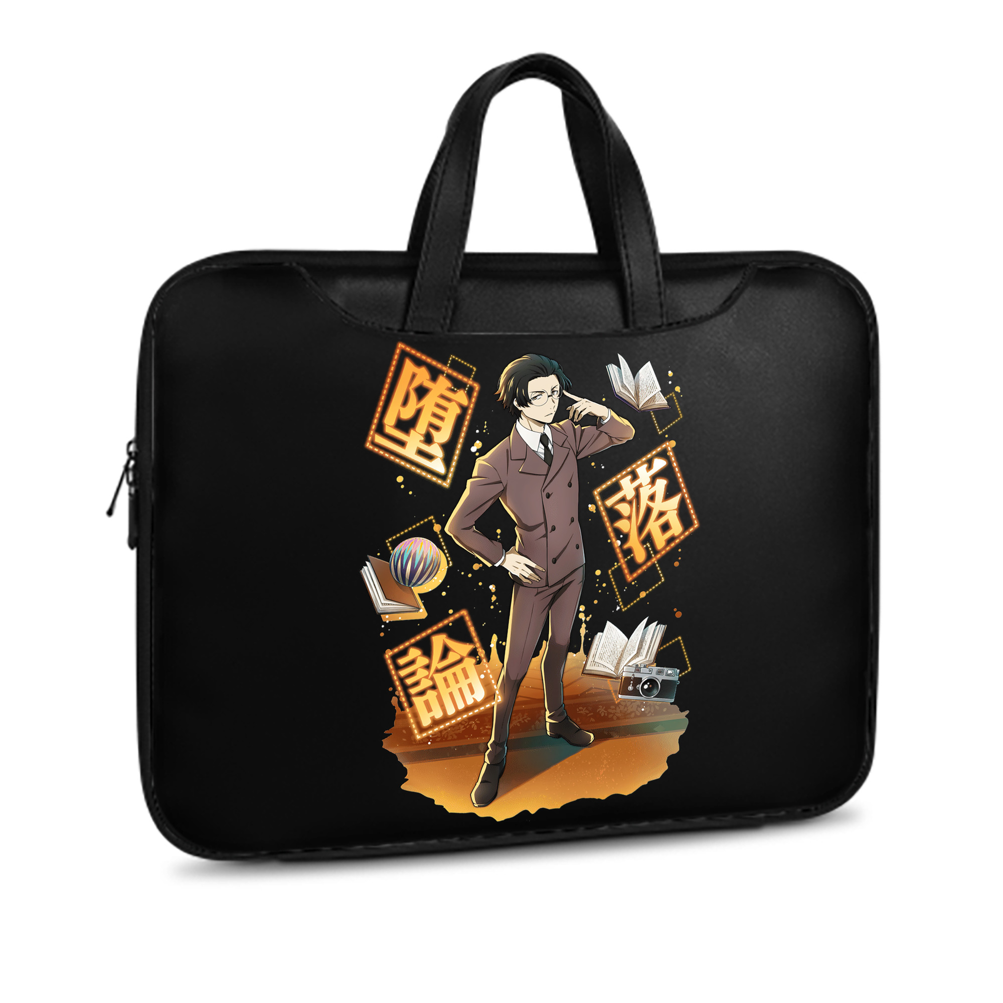 文豪ストレイドッグス Bungo Stray Dogs レザーラップトップバッグ　ノートパソコンケース