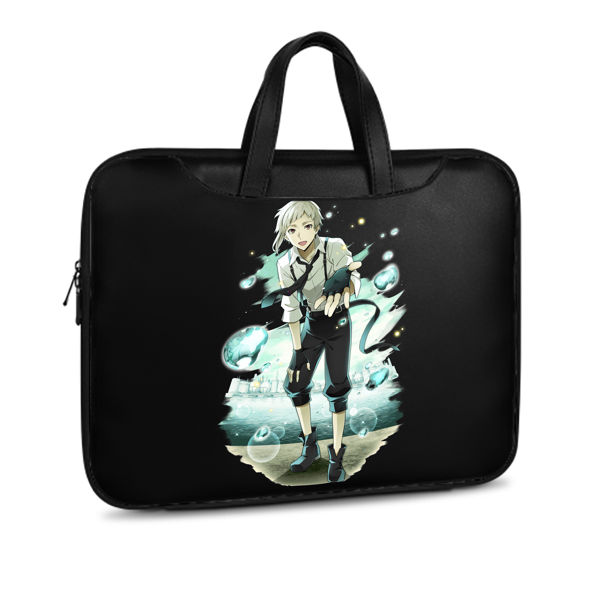 （画像用） 文豪ストレイドッグス Bungo Stray Dogs レザーラップトップバッグ　ノートパソコンケース