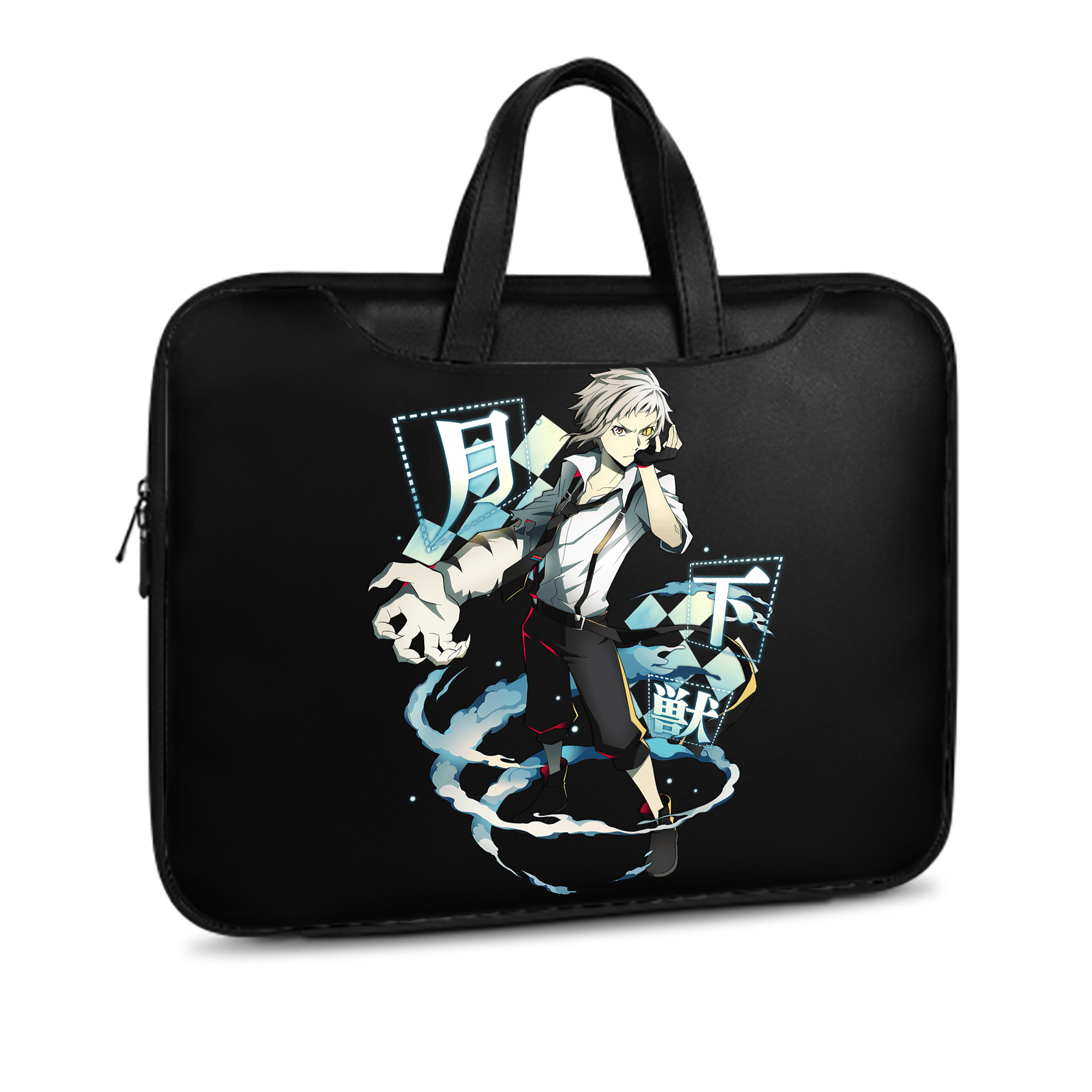 （画像用） 文豪ストレイドッグス Bungo Stray Dogs レザーラップトップバッグ　ノートパソコンケース